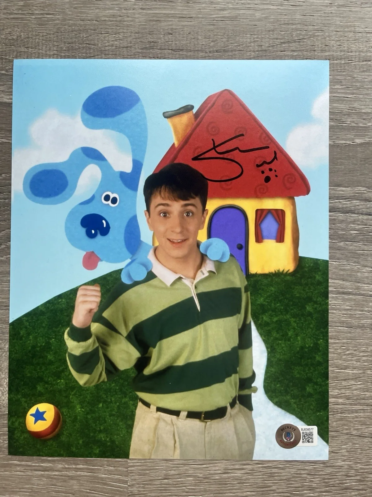 Steve Burns — Steve Burns Signed Blues Clues 8x10 Photo Beckett COA Nickelodeon, image 2