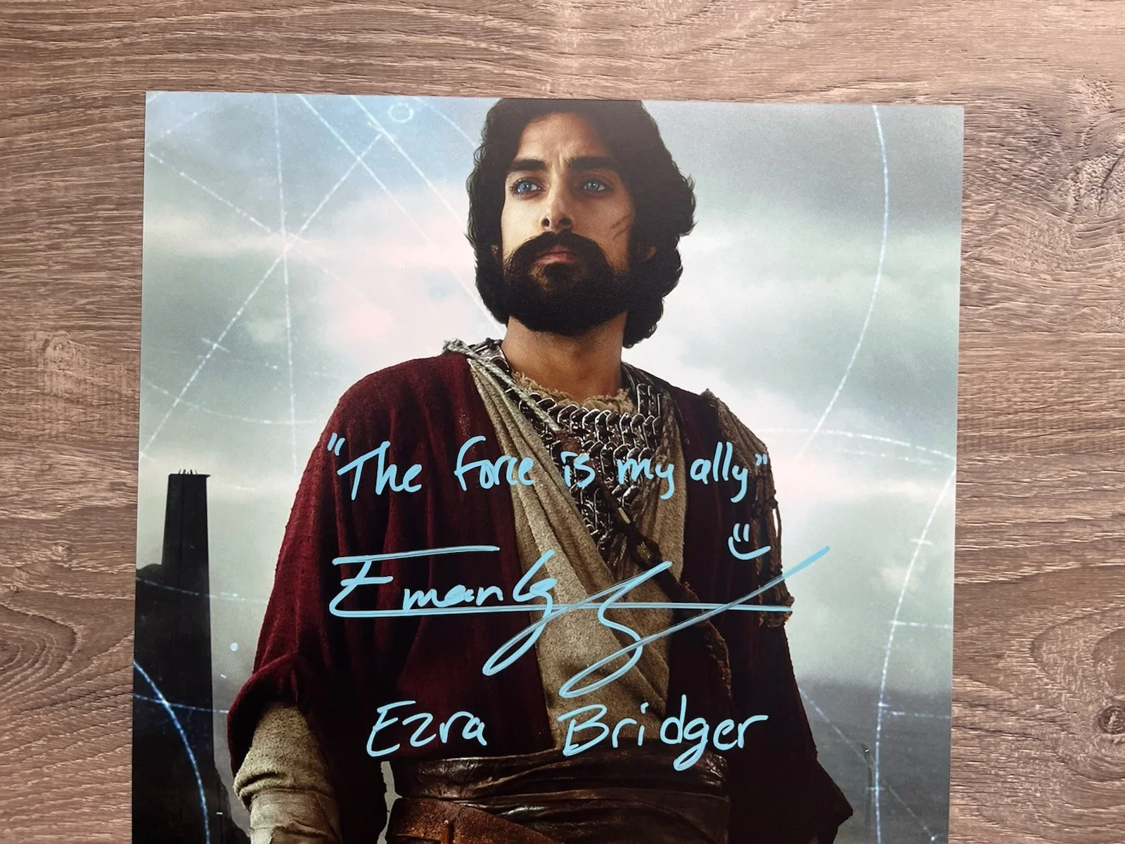 Eman Esfandi — Eman Esfandi Signed Ezra Bridger 11x14 Photo JSA COA AHSOKA Star Wars W/Quote, изображение 5