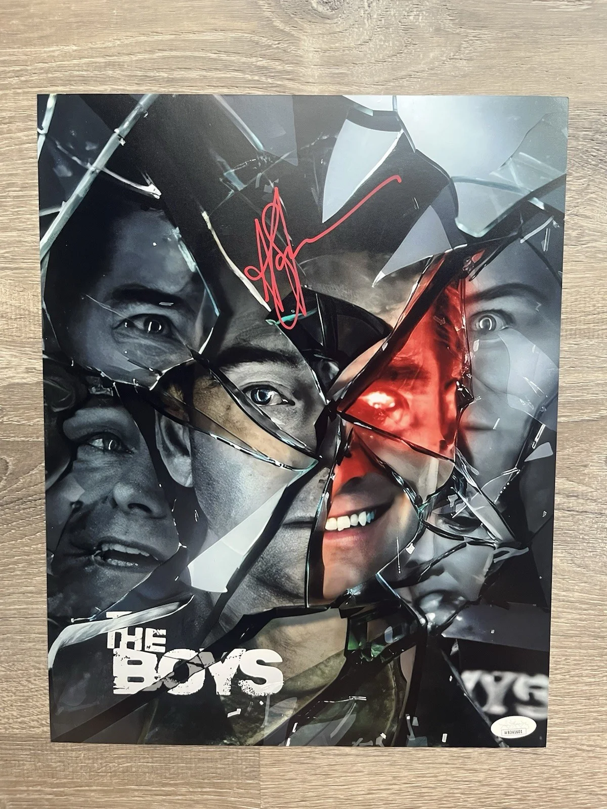 Antony Starr — Antony Starr Signed Homelander 11x14 Photo JSA COA The Boys, изображение 2