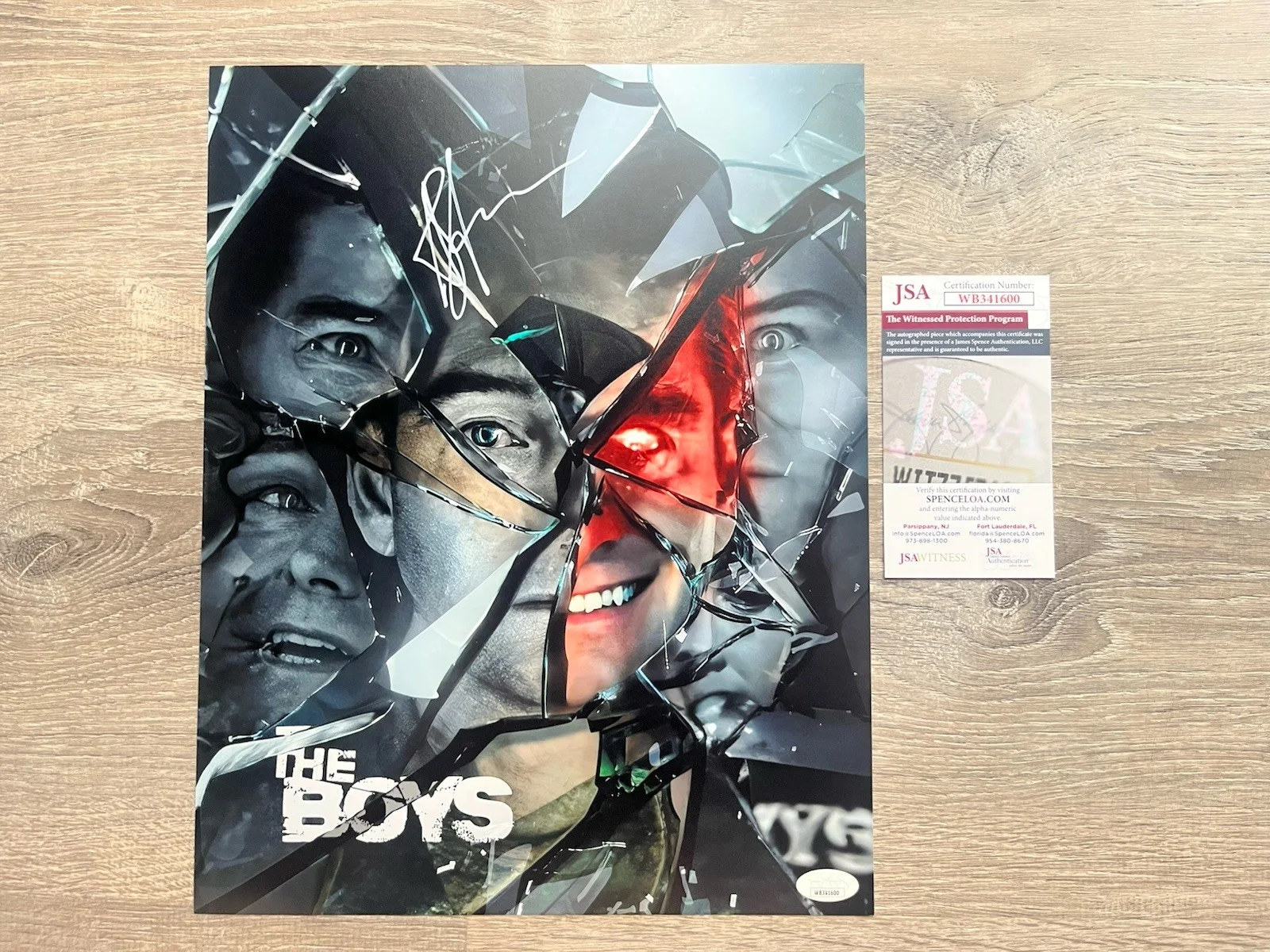 Antony Starr — Antony Starr Signed Homelander 11x14 Photo JSA COA The Boys