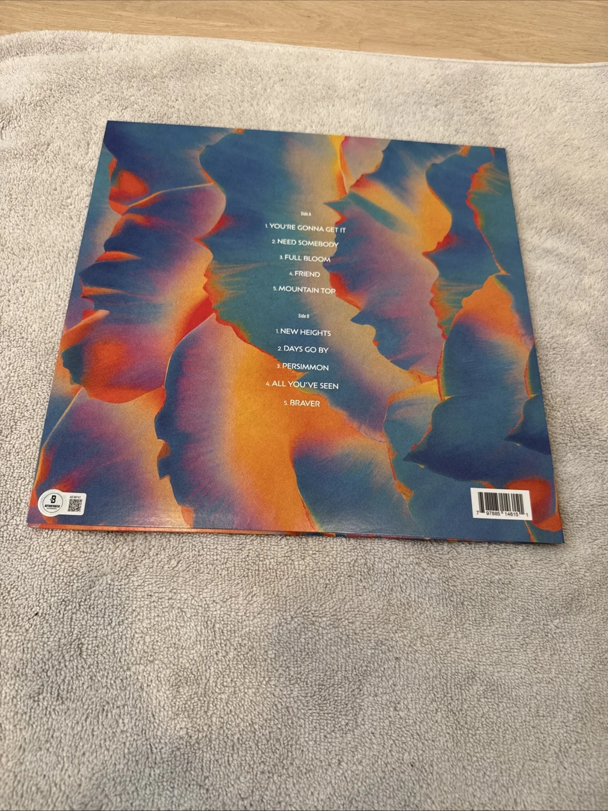 311 Signed Full Bloom Album Beckett LOA, image 2