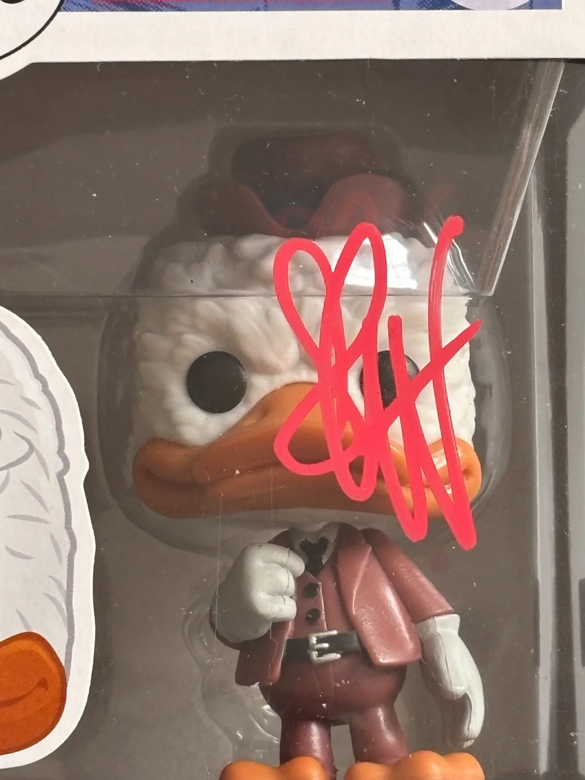 SETH GREEN — SETH GREEN SIGNED AUTOGRAPH HOWARD THE DUCK FUNKO POP 64 MARVEL BECKETT BAS COA, изображение 2