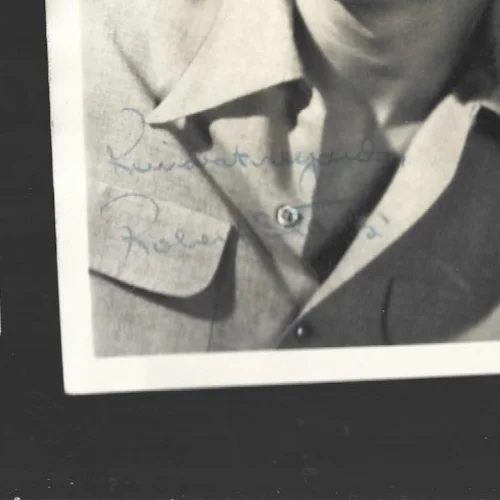 original hand signed Robert Stack 5 x 7 Publicity Photo, image 2