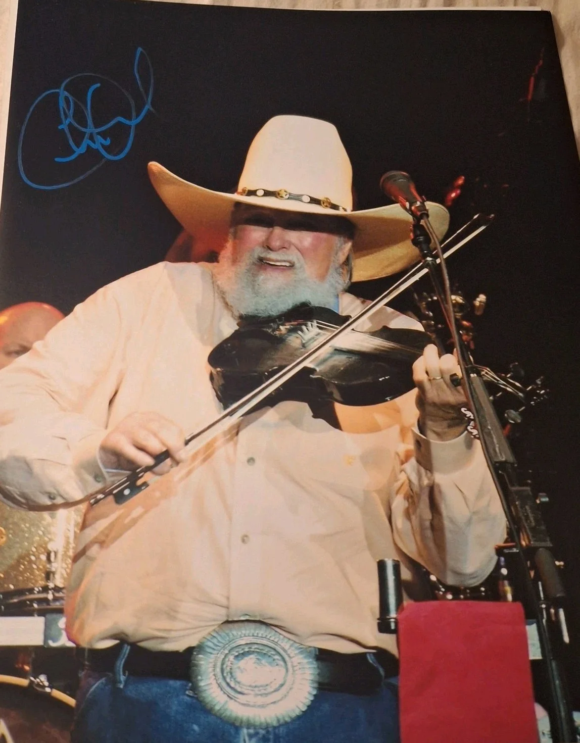 Charlie Daniels Signed 11x14 Photo, image 3