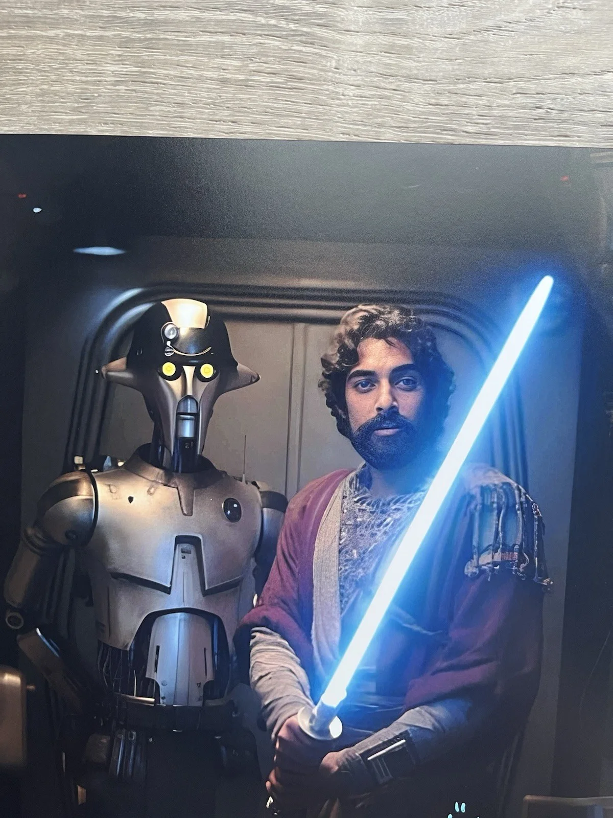 Eman Esfandi — Eman Esfandi Signed Ezra Bridger 11x14 Photo JSA COA AHSOKA Star Wars, image 3