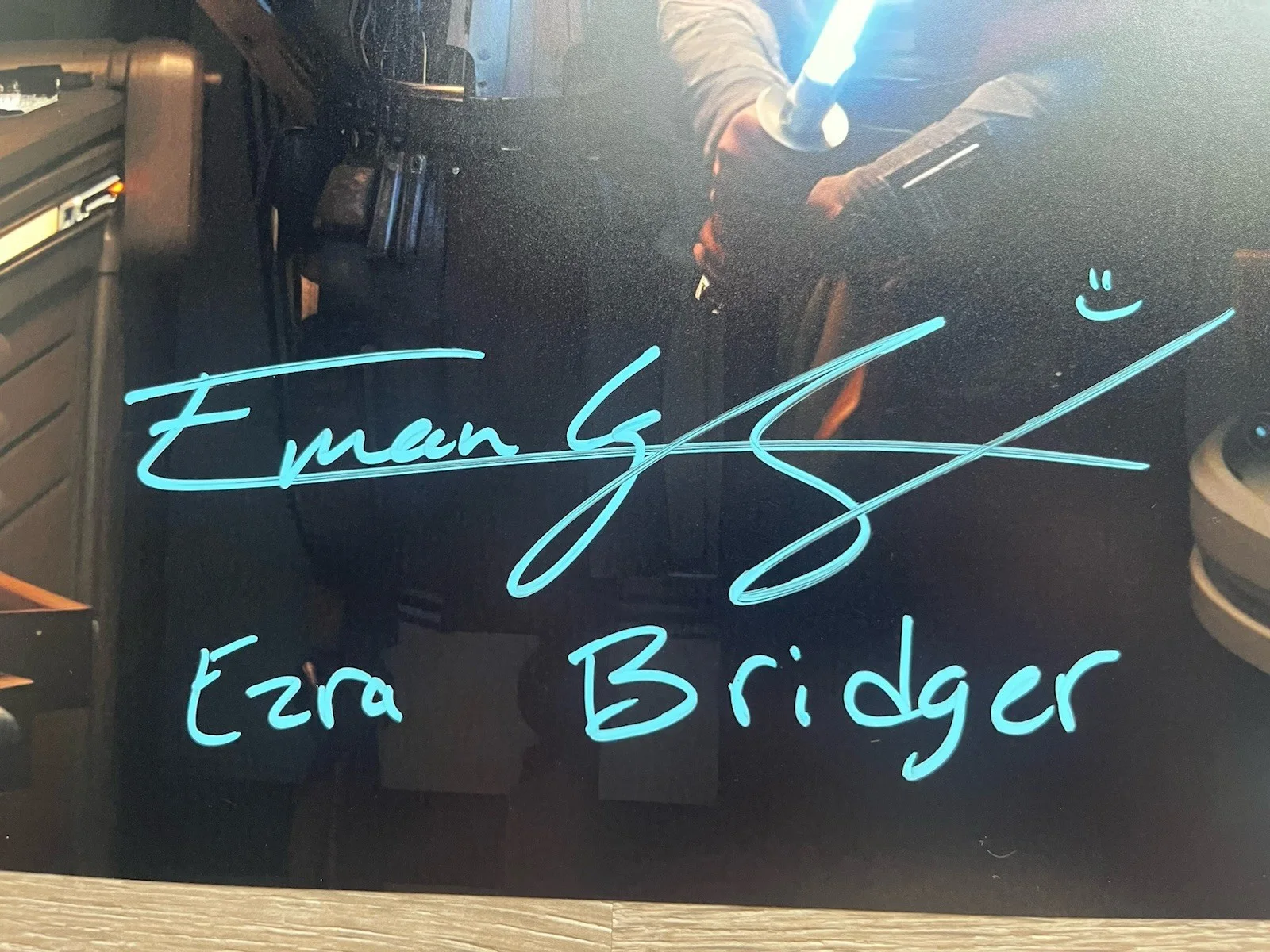 Eman Esfandi — Eman Esfandi Signed Ezra Bridger 11x14 Photo JSA COA AHSOKA Star Wars, image 4
