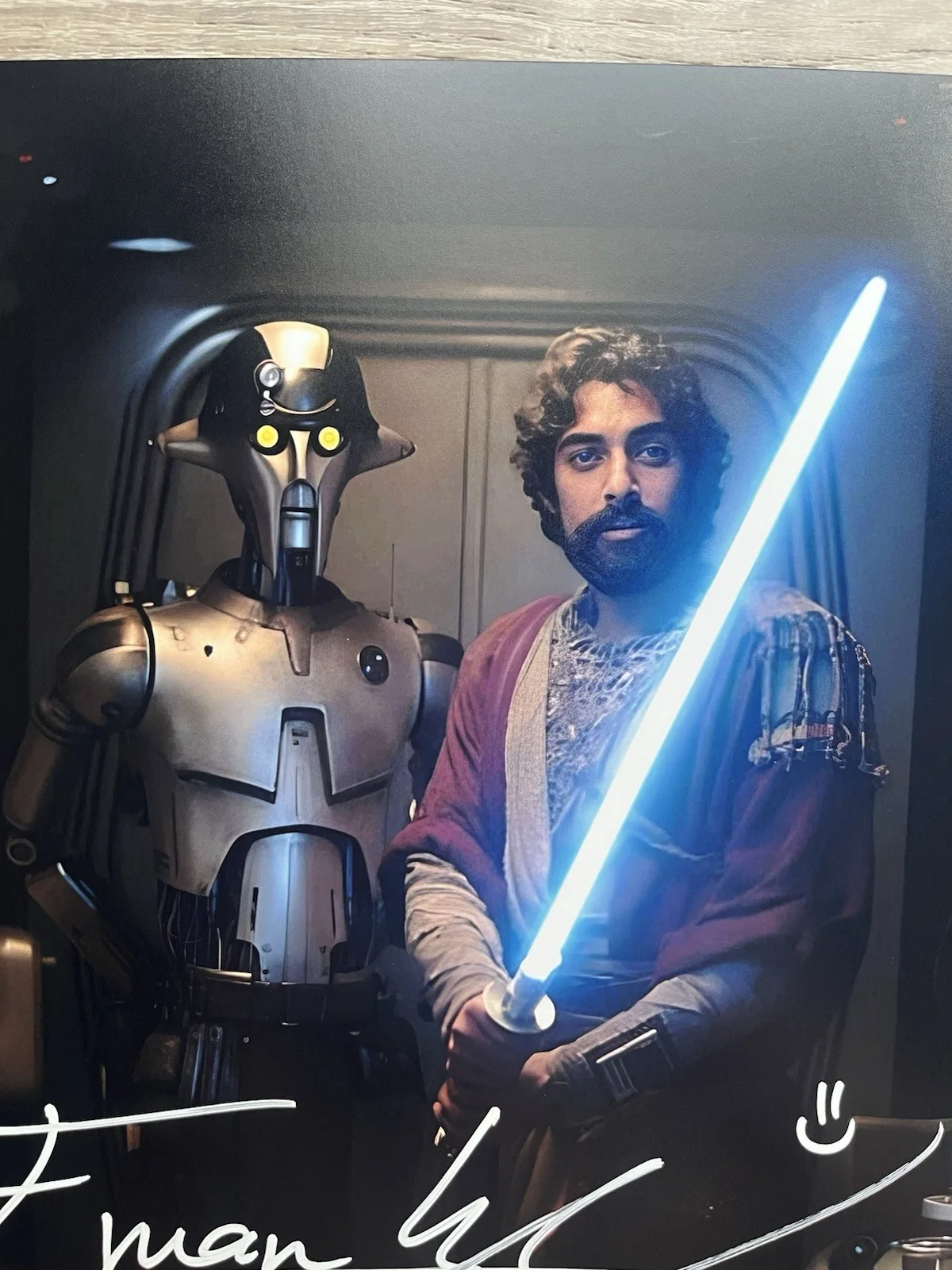 Eman Esfandi — Eman Esfandi Signed Ezra Bridger 11x14 Photo JSA COA AHSOKA Star Wars, image 3