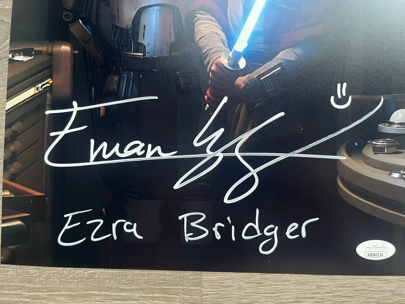Eman Esfandi — Eman Esfandi Signed Ezra Bridger 11x14 Photo JSA COA AHSOKA Star Wars, image 4