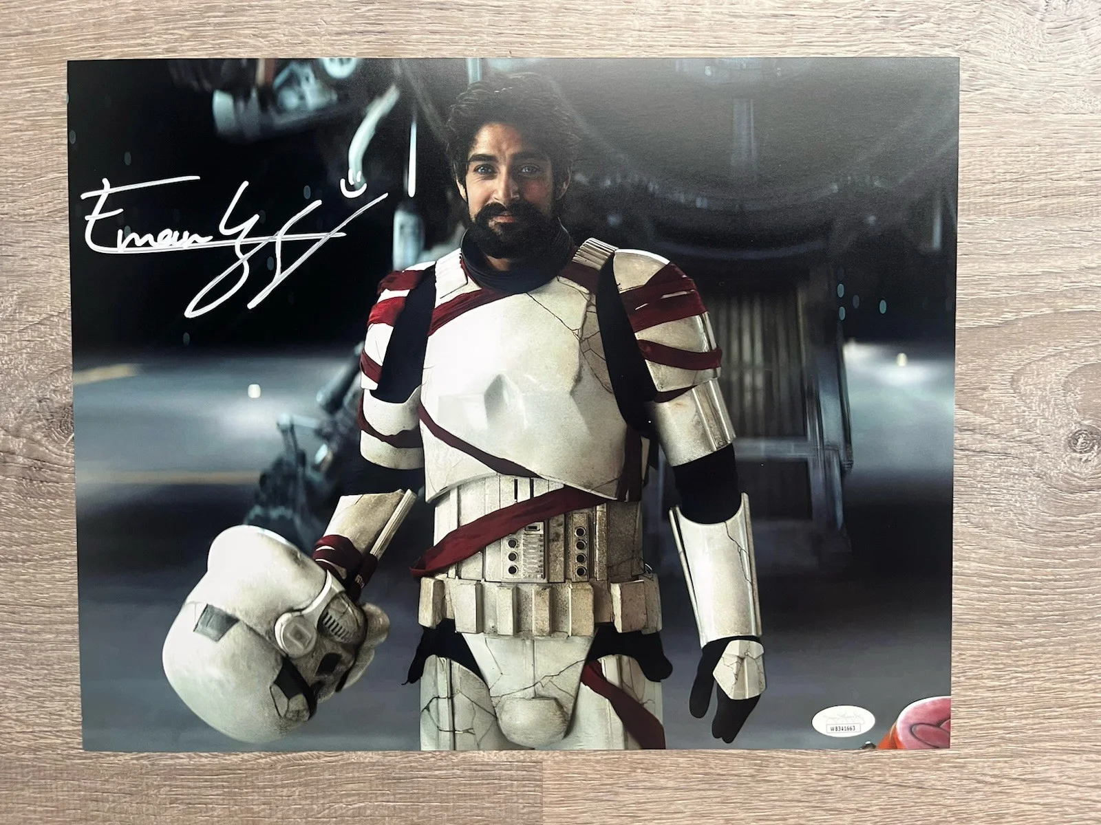 Eman Esfandi — Eman Esfandi Signed Ezra Bridger 11x14 Photo JSA COA AHSOKA Star Wars, image 2