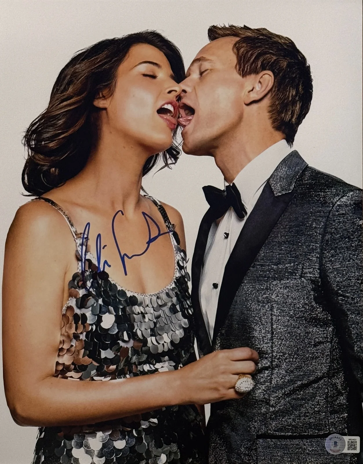 Cobie Smulders — Cobie Smulders Signed 11x14 Photo How I Met Your Mother BAS Beckett Witnessed, изображение 2