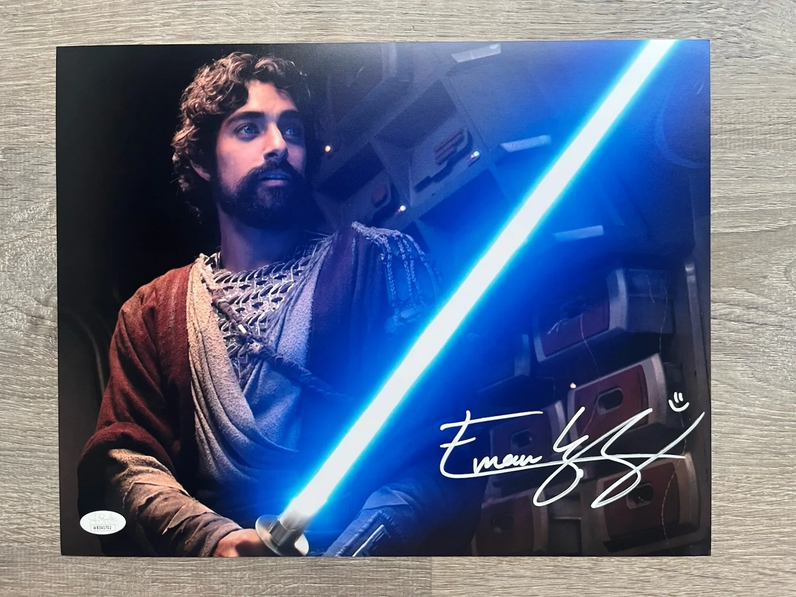 Eman Esfandi — Eman Esfandi Signed Ezra Bridger 11x14 Photo JSA COA AHSOKA Star Wars, image 2