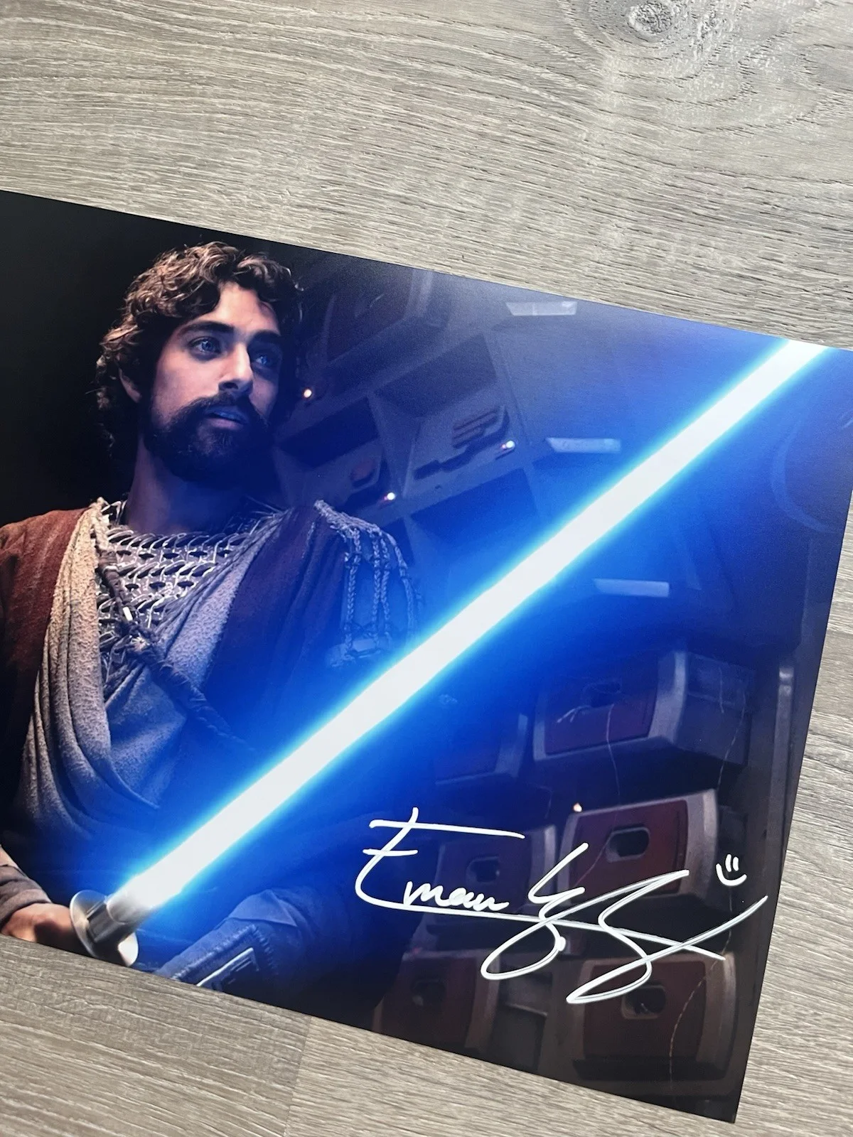 Eman Esfandi — Eman Esfandi Signed Ezra Bridger 11x14 Photo JSA COA AHSOKA Star Wars, image 3