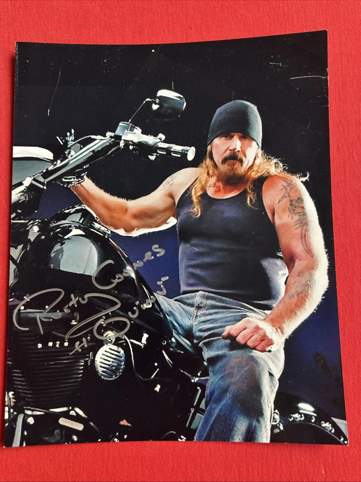 Rusty Coones — Rusty Coones SOA 8 X 10 Autograph - Scratches - COA, image 3