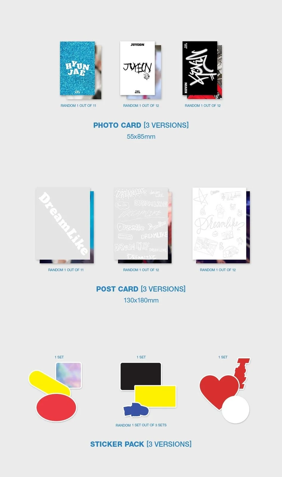 The Boyz - Dreamlike [Day ver.] (4th Mini Album) CD+92p Photobook+12p Photo Z..., изображение 4