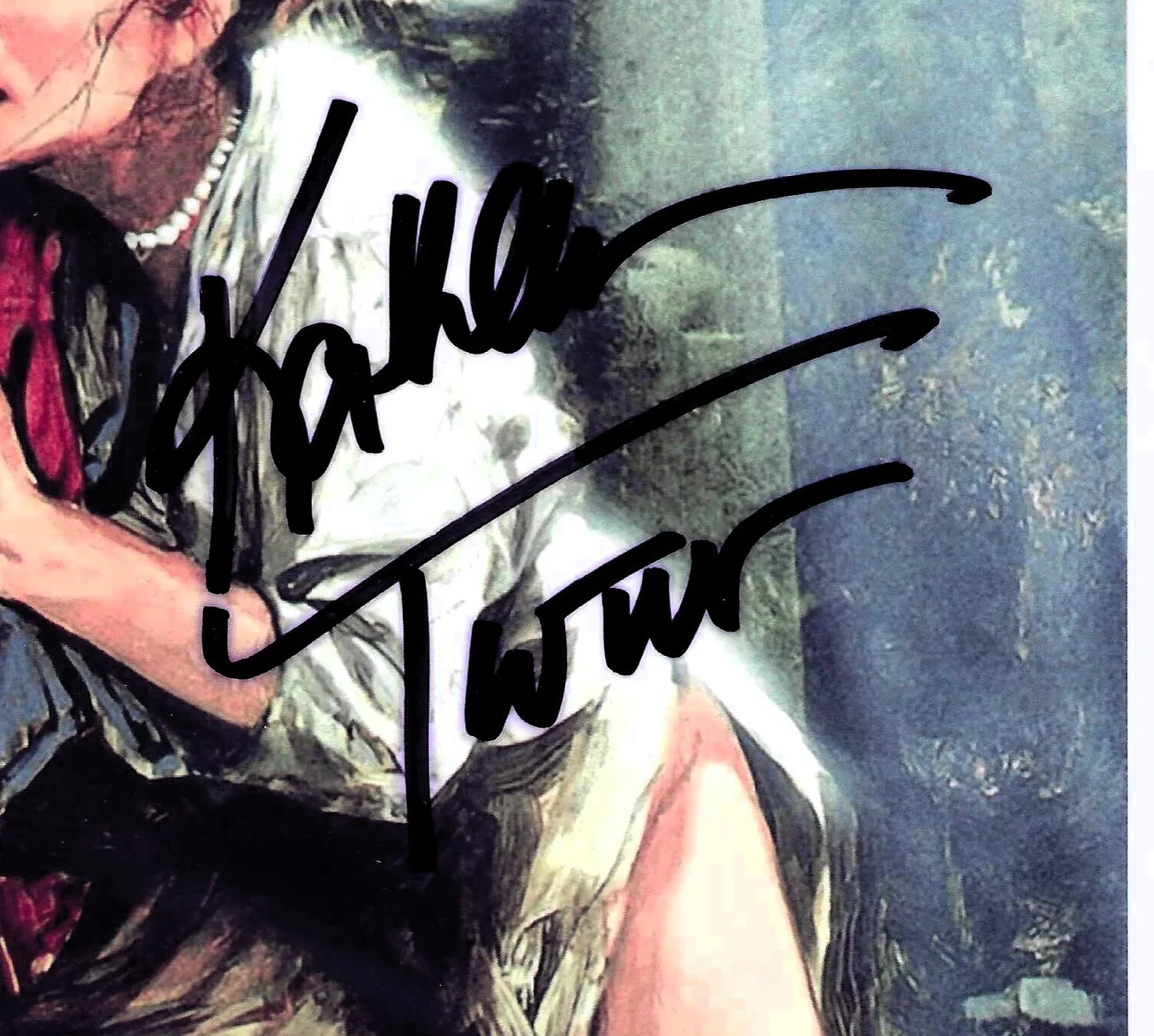 KATHLEEN TURNER & MICHAEL DOUGLAS signed 12 X 8 ½ w. COA ...ROMANCING THE STONE, изображение 2