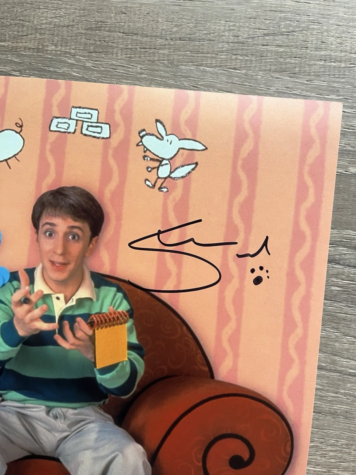 Steve Burns — Steve Burns Signed Blues Clues 8x10 Photo Beckett COA Nickelodeon, изображение 3