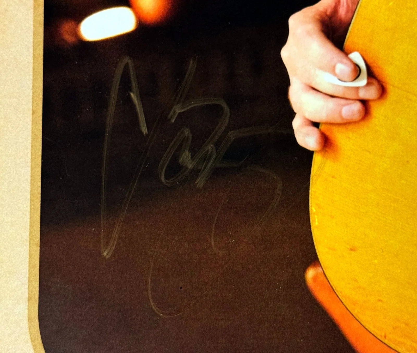 Chris Young signed '25 I Didn't Come Here to Leave Boots Cover/LP LIGHT SIG-COA, изображение 2