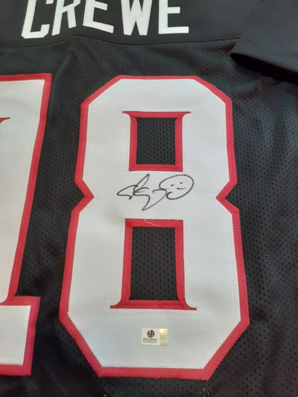 ADAM SANDLER hand signed autographed PAUL CREWE Jersey W/COA, image 2