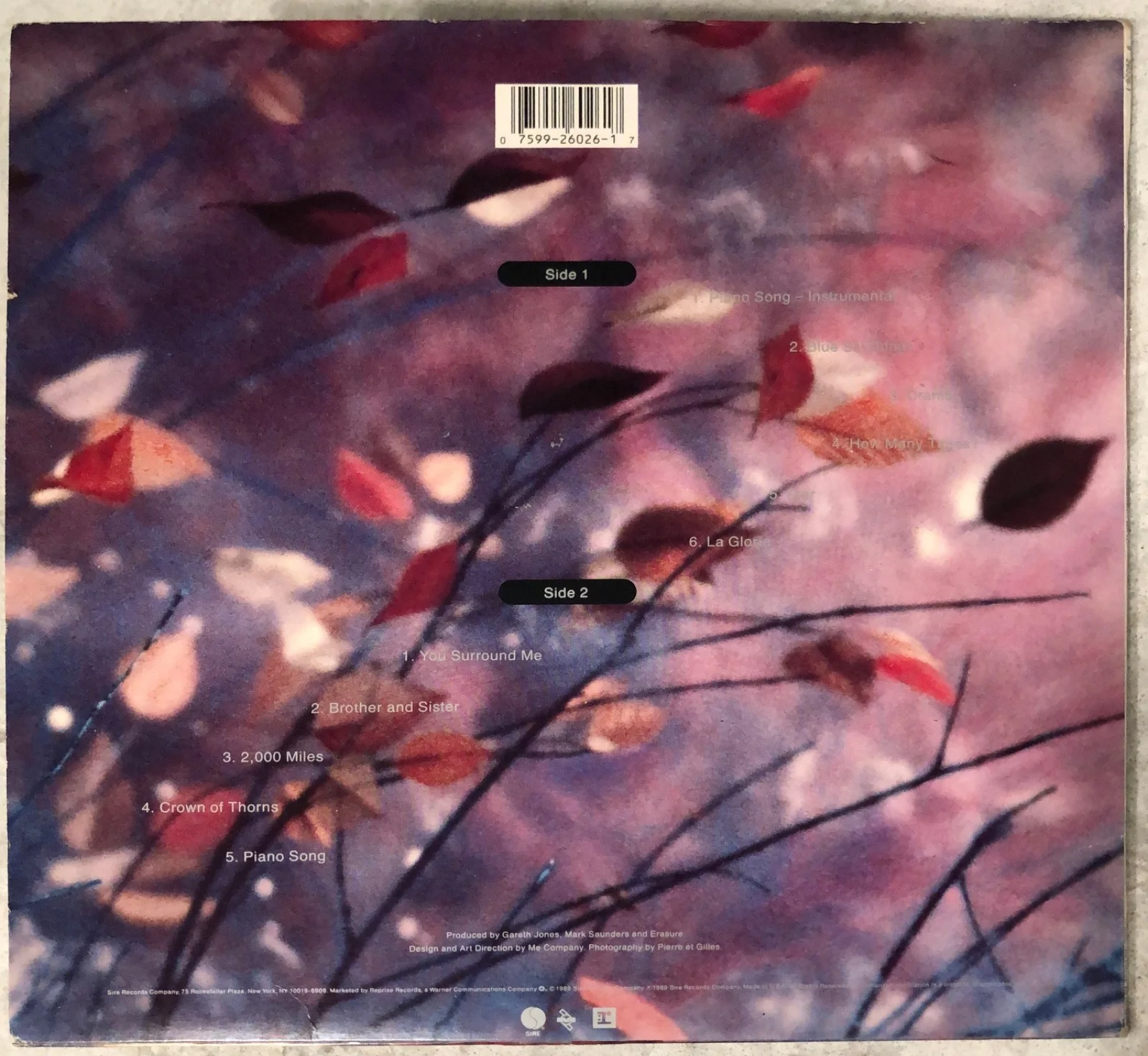 Autographed Erasure Wild! LP Record Album Signed To BRIAN, image 5