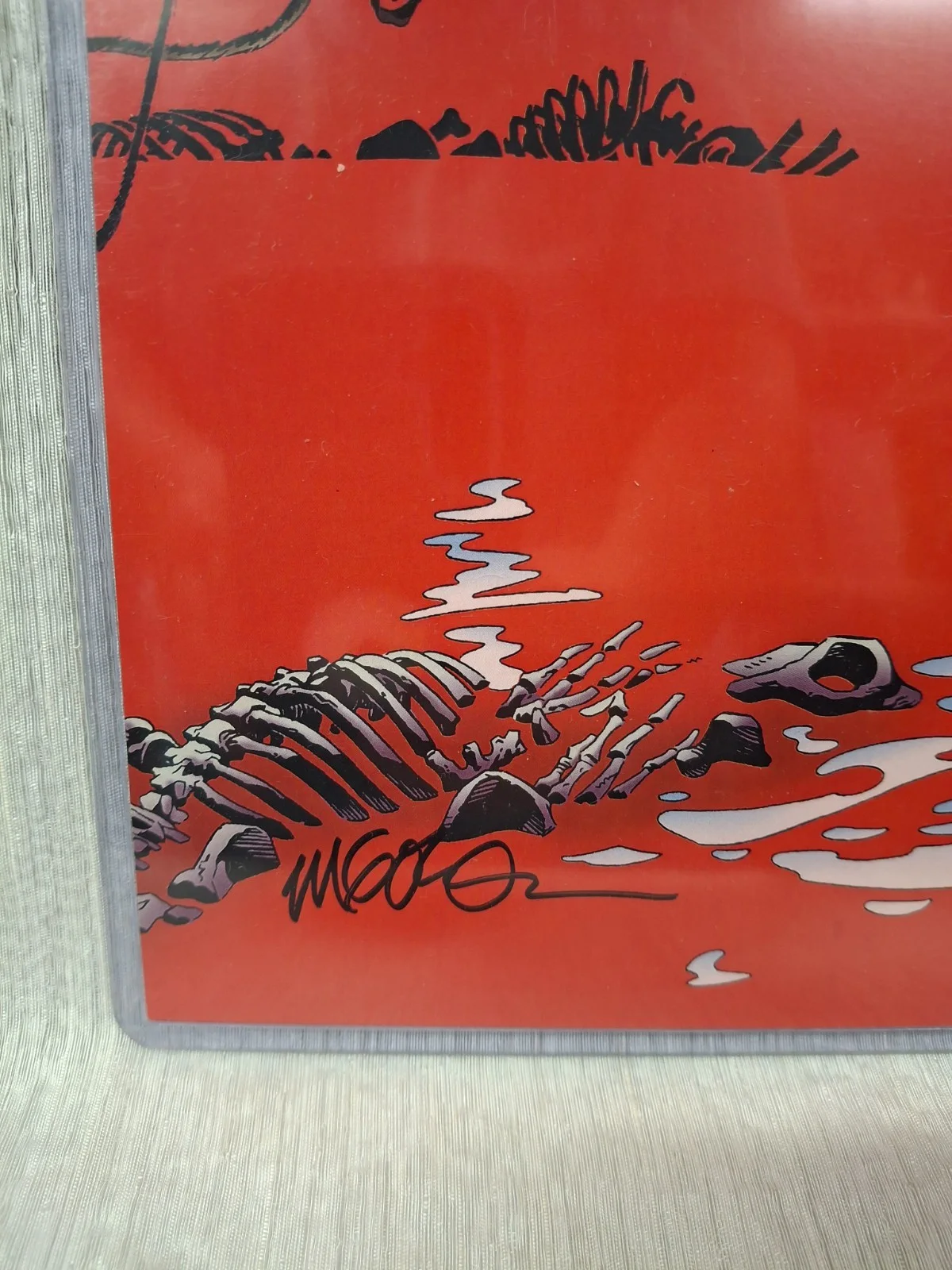 MICHAEL GOLDEN DANGEROUS CURVES ART Postet SIGNED RARE HTF NO COA, image 4