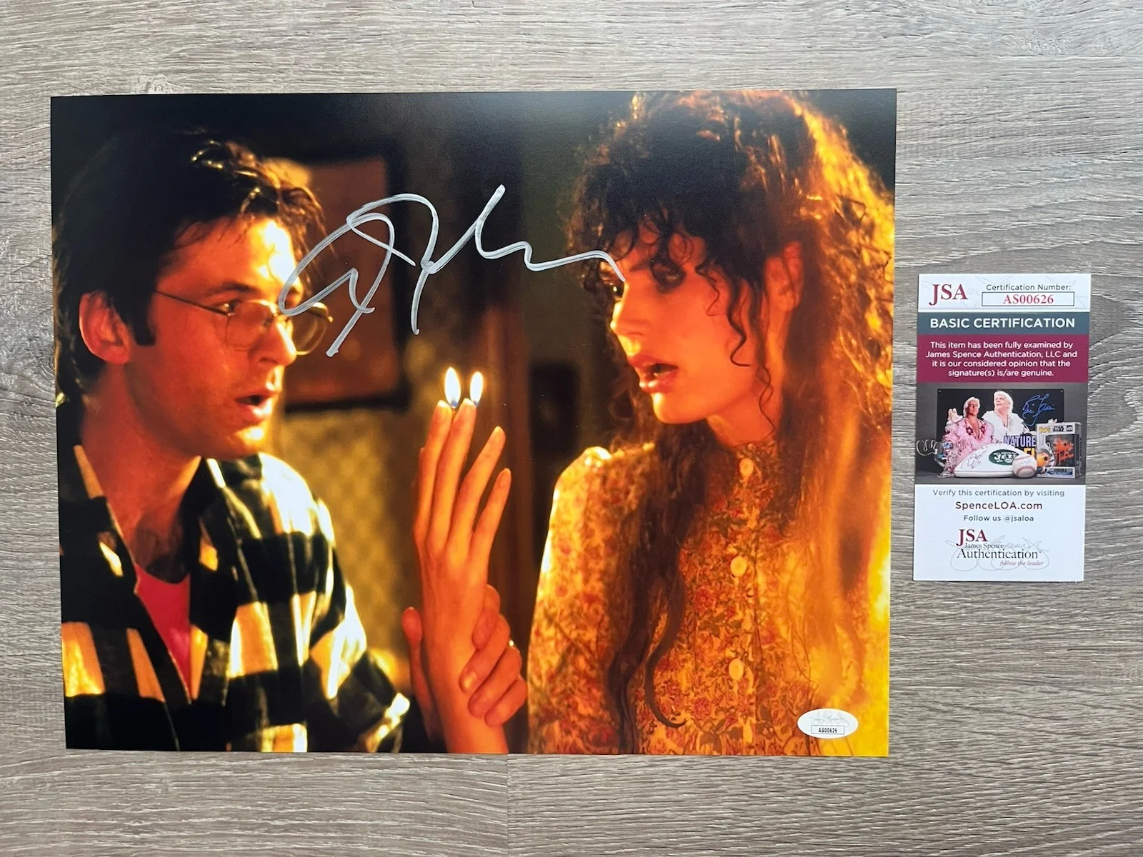 Alec Baldwin — Alec Baldwin Signed Beetlejuice 11x14 Photo JSA COA Adam Maitland Horror Auto
