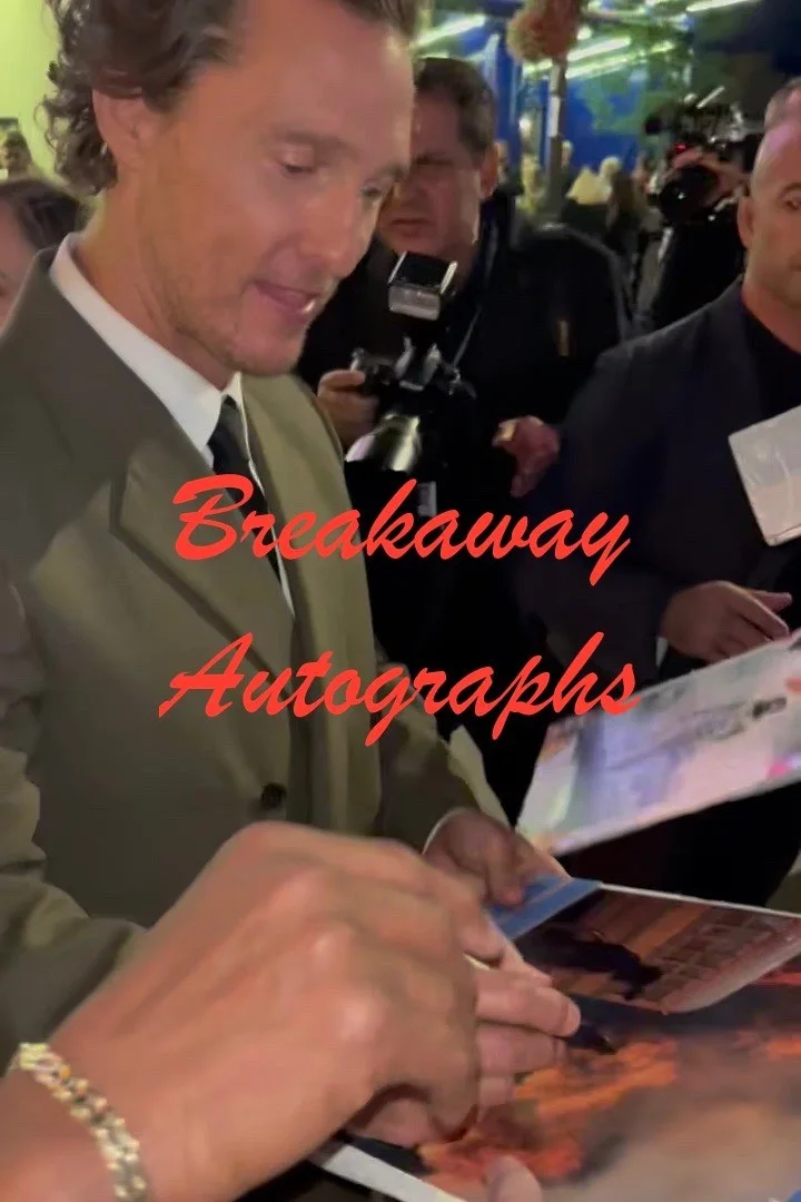 Matthew McConaughey, Paul Greengrass — Matthew McConaughey signed photo 12X18 Greengrass exact proof JSA COA Lost Bus, изображение 5