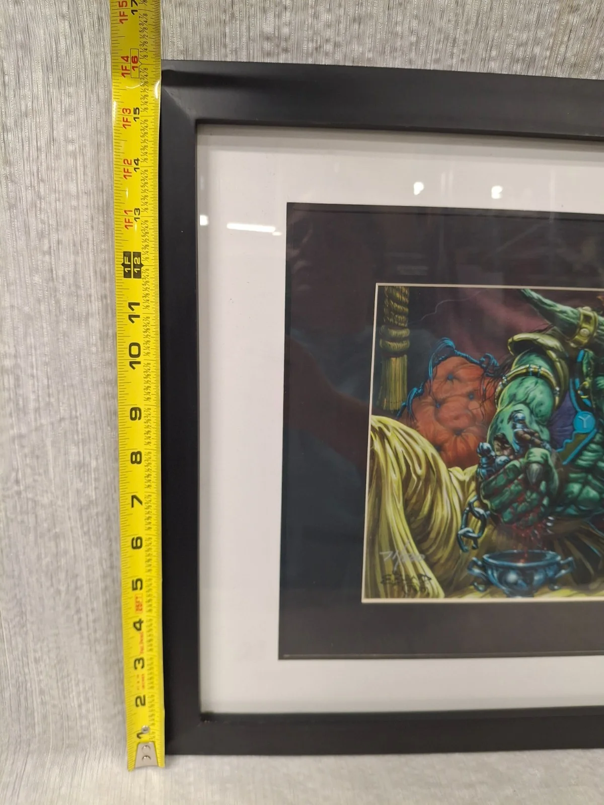 Magic the Gathering Limited Edition 71/500 Signed Juzam Djinn Artwork, изображение 5