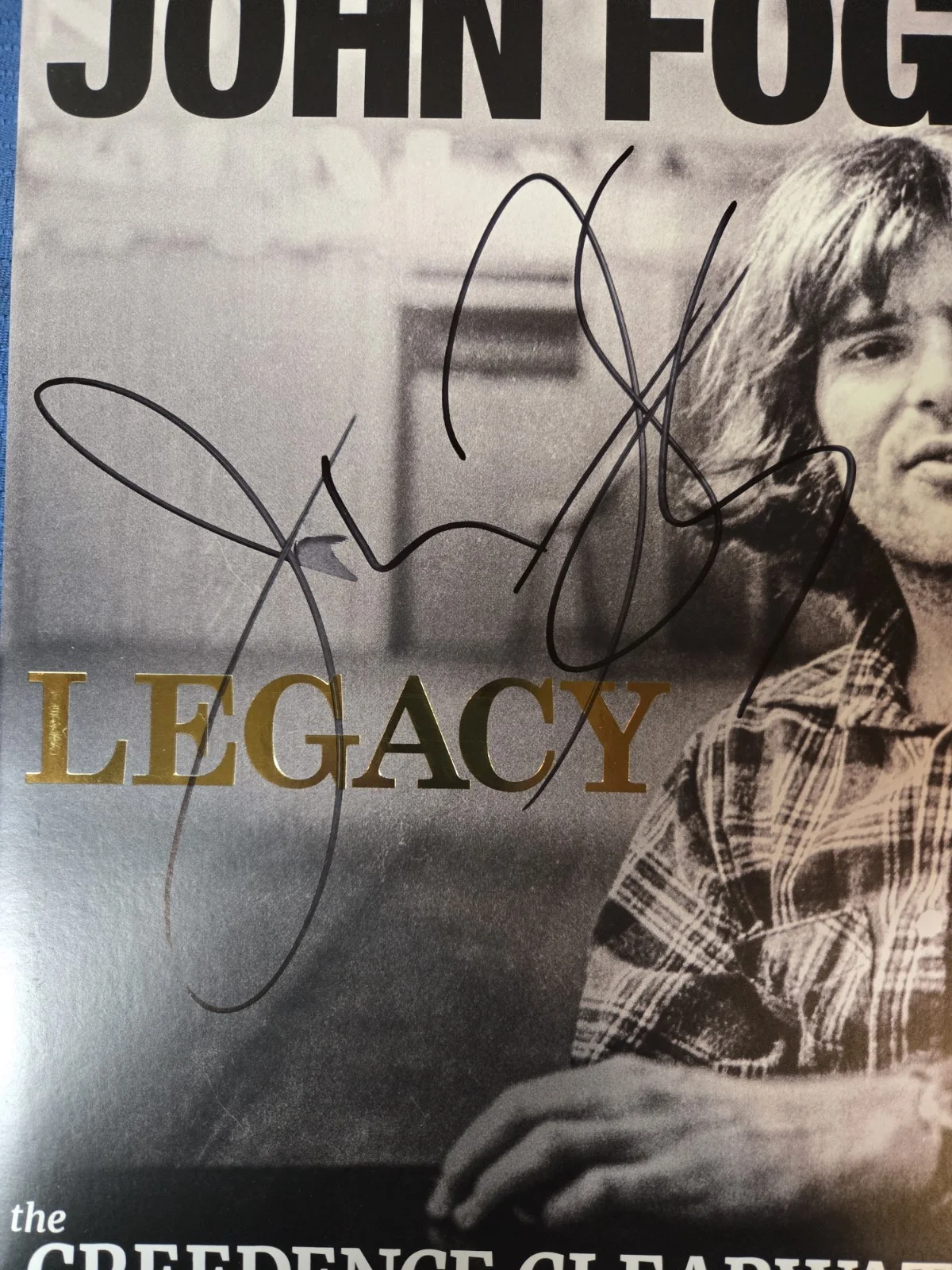 John Fogerty Legacy LP with hand signed record jacket, image 2