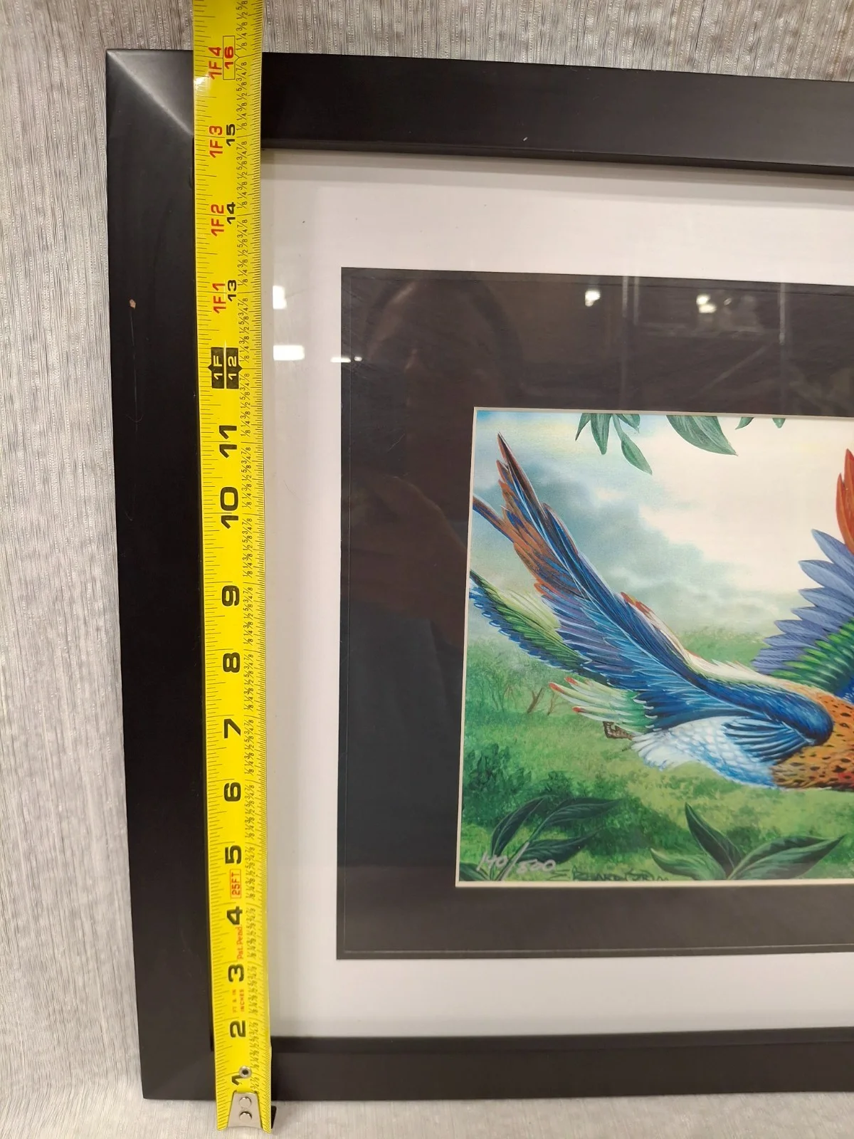 Magic the Gathering Limited Edition 140/500 Signed Birds of Paradise Artwork, изображение 2