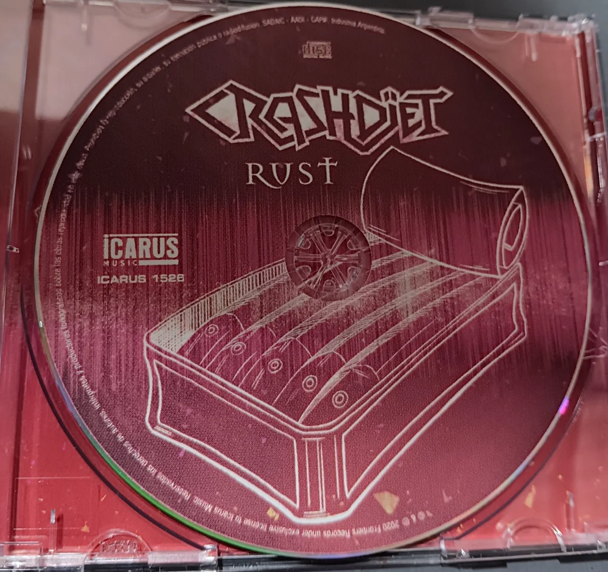 CRASHDIET - SIGNED RUST CD BOOKLET SIGNED BY PETER AND MARTIN 2019 GLAM METAL, изображение 5