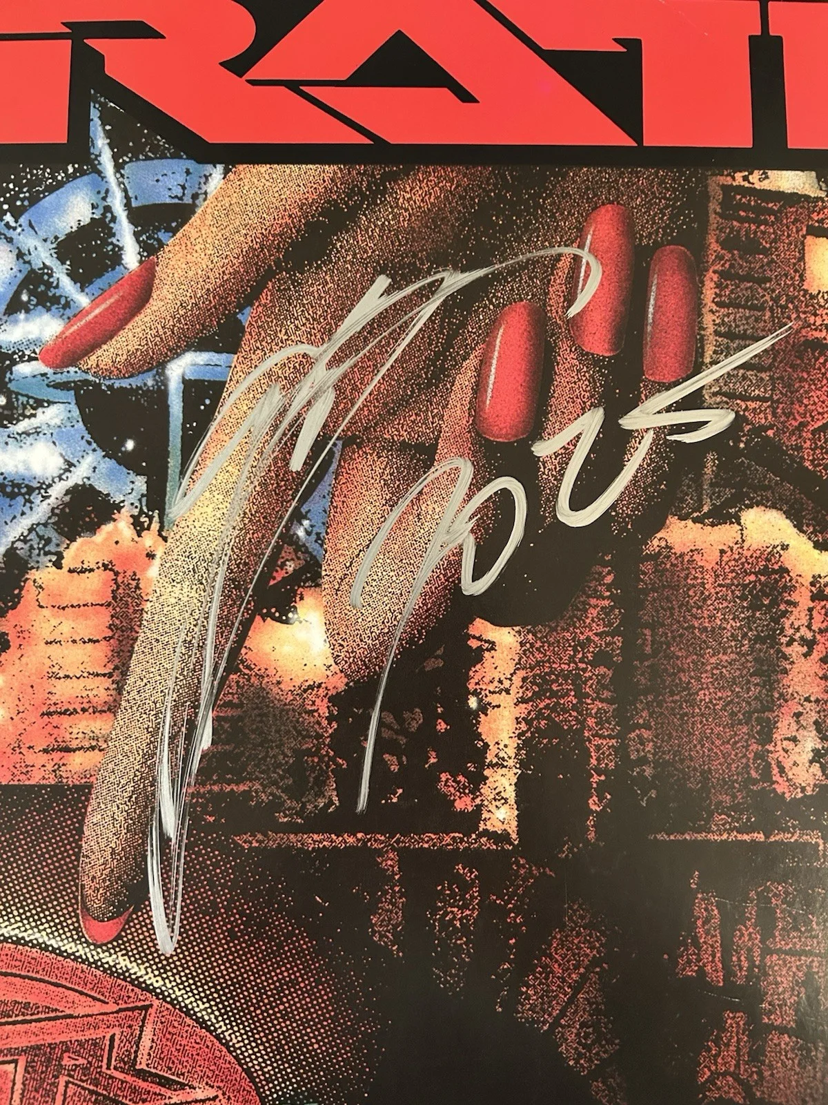 Stephen Pearcy ‘Ratt’ Band Signed ‘Detonator’ Vinyl Album Beckett, image 2