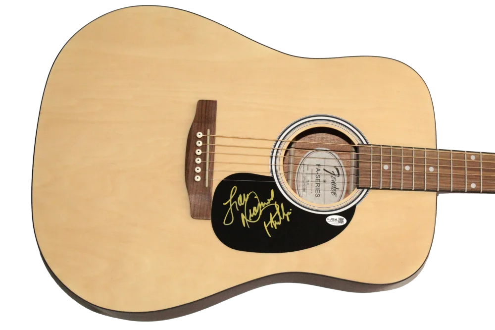 Lou Diamond Phillips — Lou Diamond Phillips Signed Autograph Full Size Fender Acoustic Guitar - JSA COA