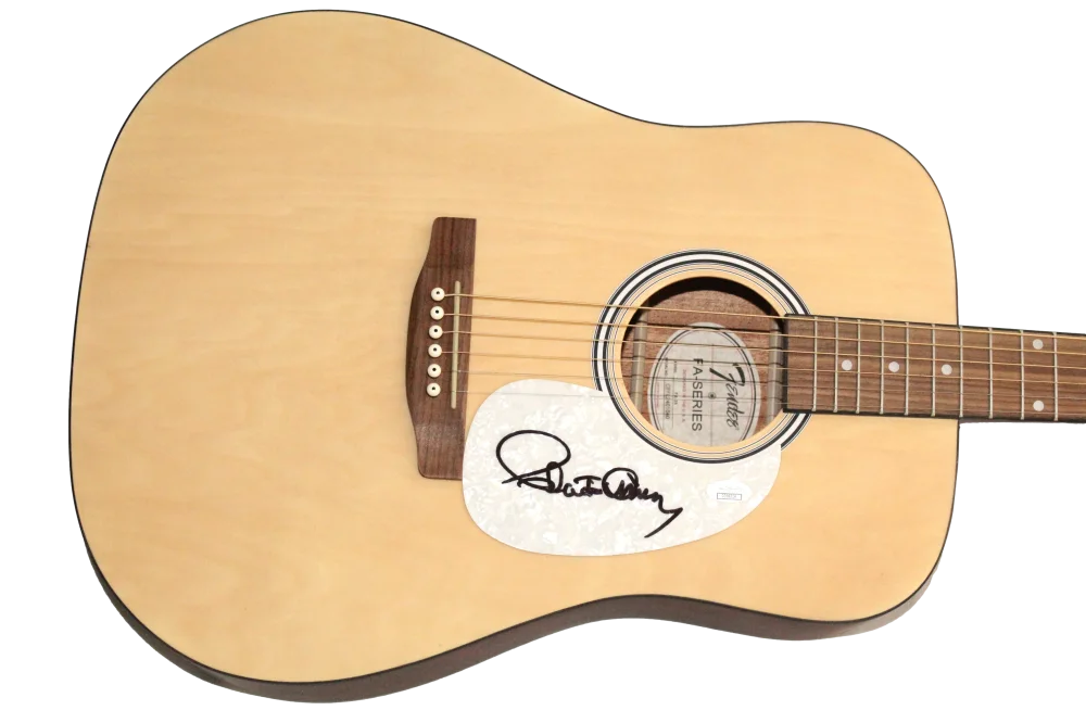 Placido Domingo — Placido Domingo Signed Autograph Full Size Fender Acoustic Guitar w/ JSA COA