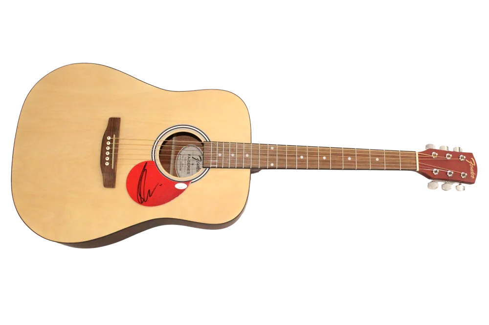 Shania Twain — Shania Twain Signed Autograph Fender Acoustic Guitar - Come on Over w/ JSA COA, image 2