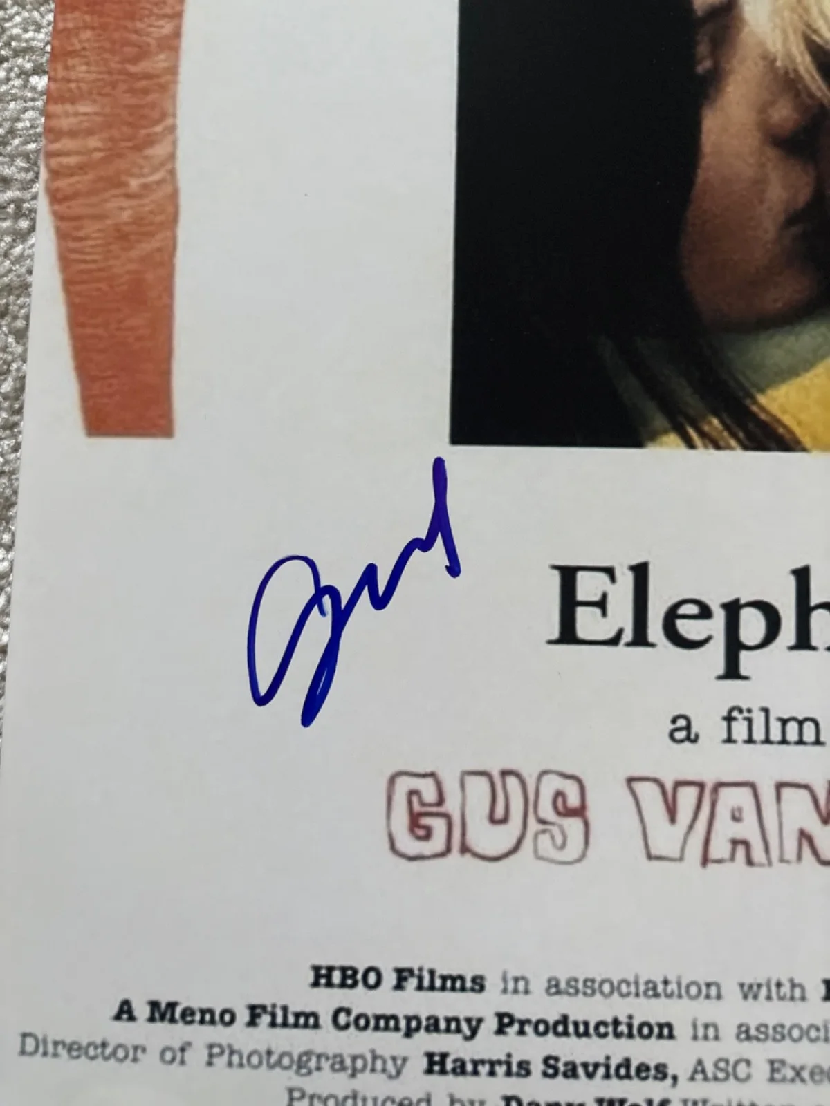 Gus Van Sant — Gus Van Sant signed photo 12X18 exact proof JSA COA autographed Elephant, image 3
