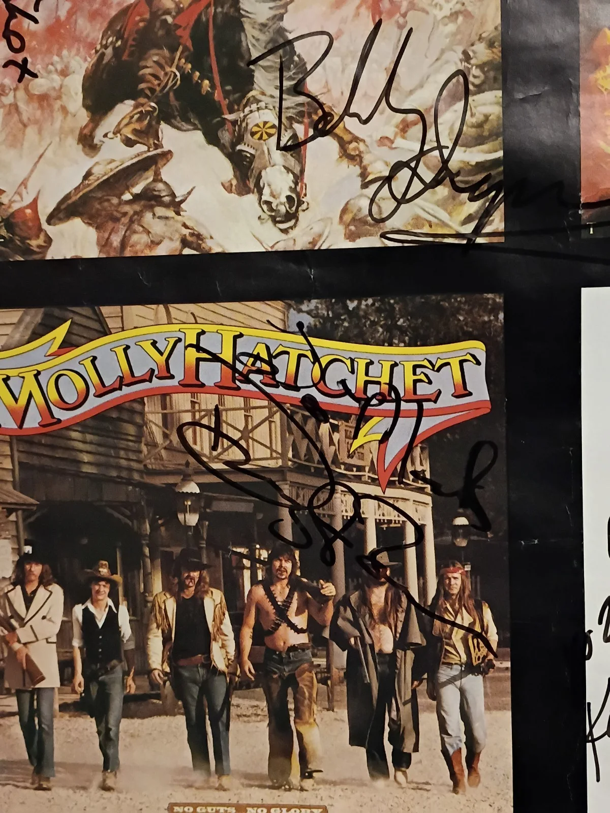 original autographed molly hatchet concert poster from 83, image 5