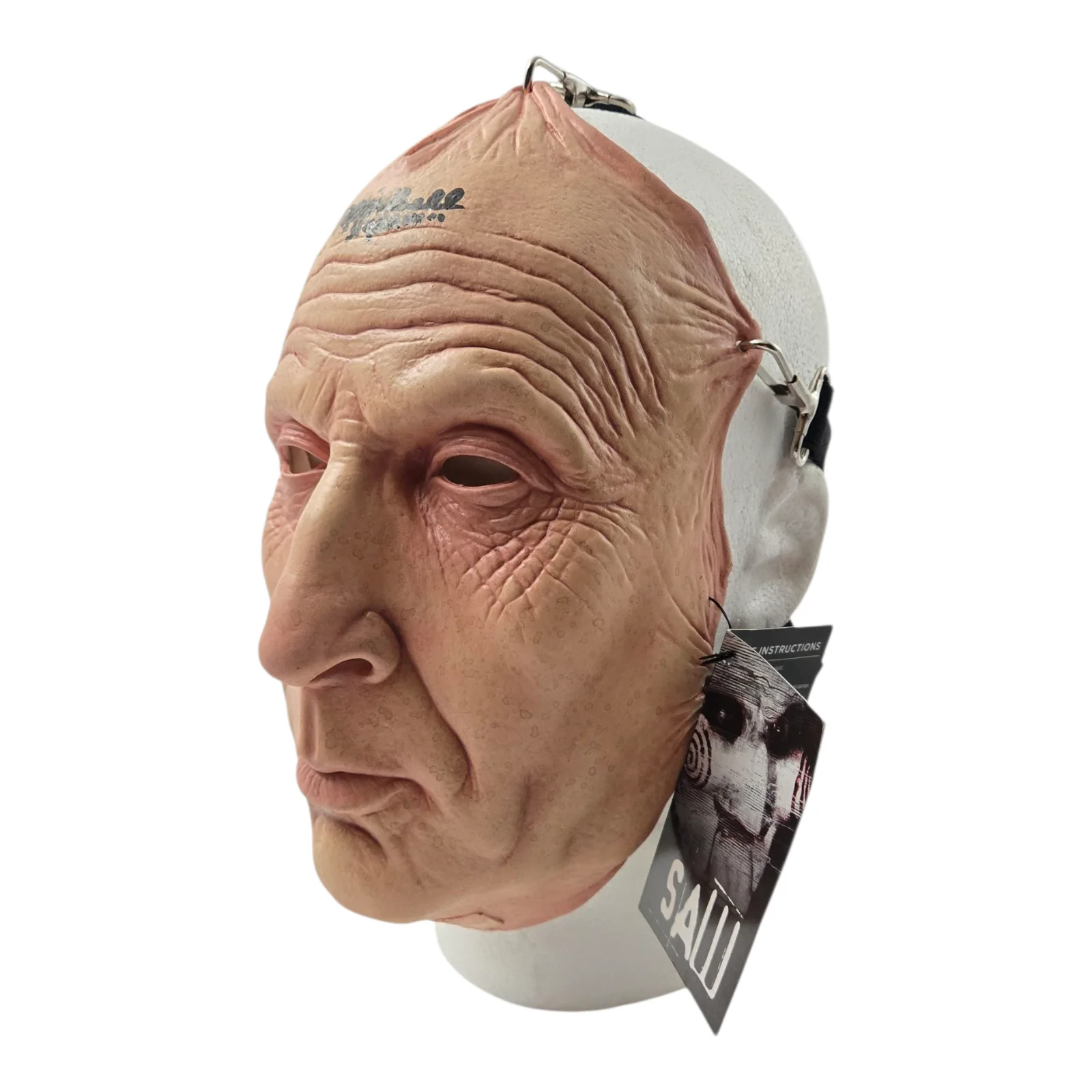 Tobin Bell — Tobin Bell Signed Mask SAW Jigsaw Billy Trick or Treat Autograph Beckett COA 77, изображение 3