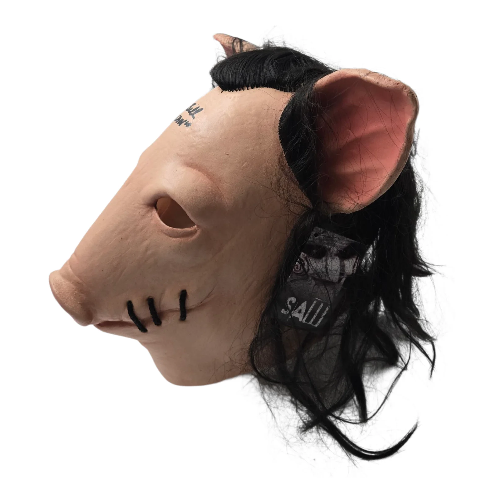 Tobin Bell — Tobin Bell Signed Billy Mask SAW Pig Jigsaw Trick or Treat Autograph Beckett 273, image 4