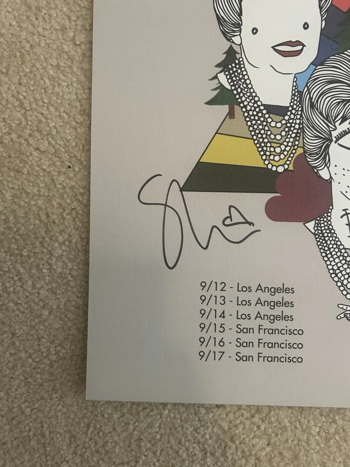 STRFKR 10 Year Anniversary Tour Poster - Signed, image 5