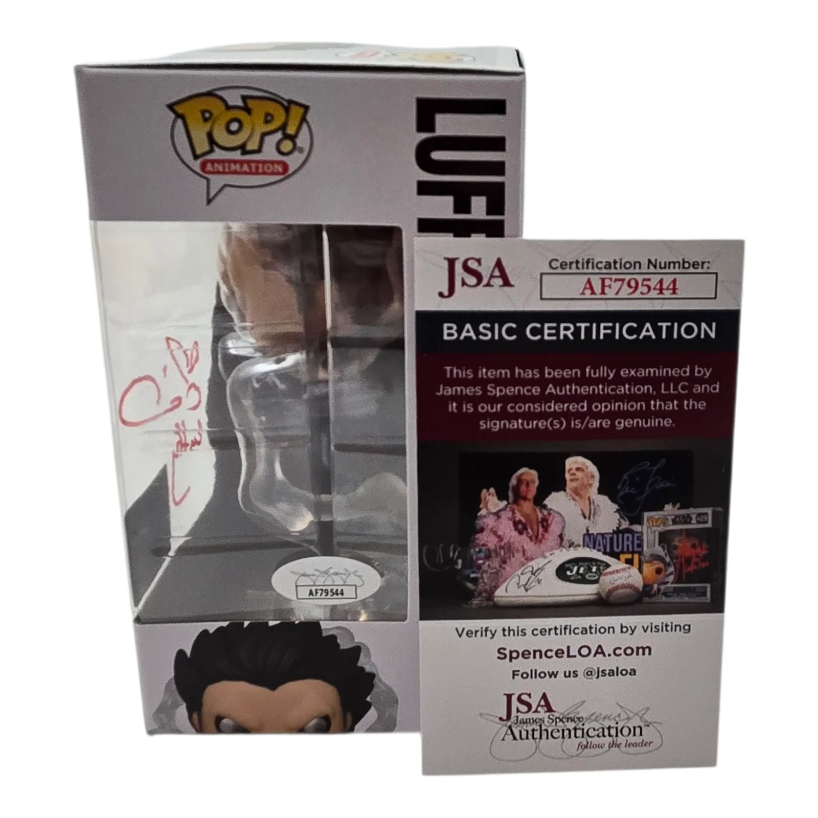 Colleen Clinkenbeard — Colleen Clinkenbeard Signed Funko One Piece Luffy Gear Four Autograph JSA COA, изображение 2
