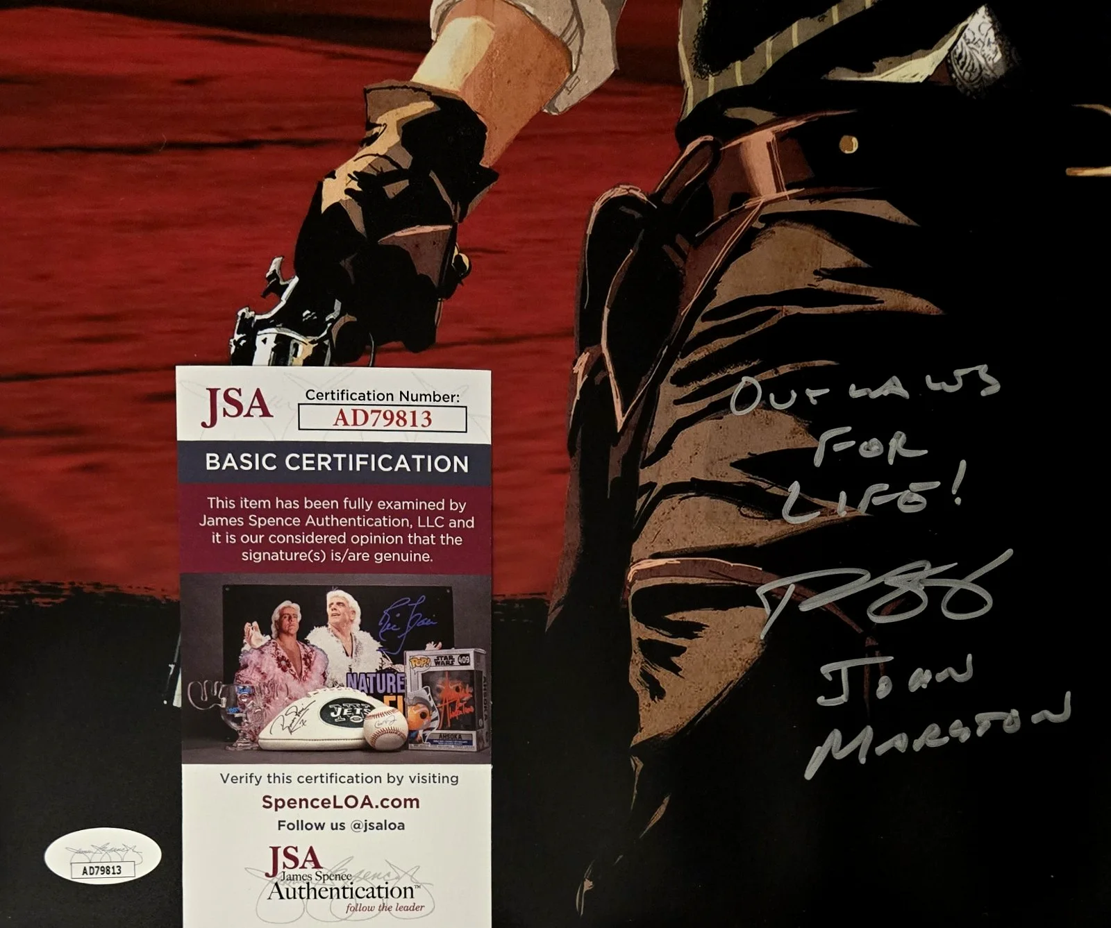Rob Wiethoff Red Dead Redemption Signed Photo John Marston Autograph JSA COA 813, изображение 2