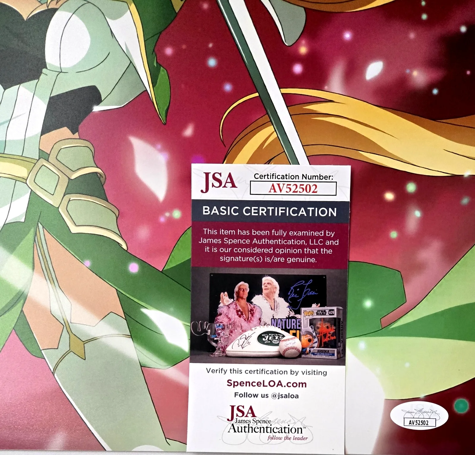 Cassandra Lee Morris — Cassandra Lee Morris Signed Photo Leafa Sword Art Online 11x14 Autograph JSA 502, image 3