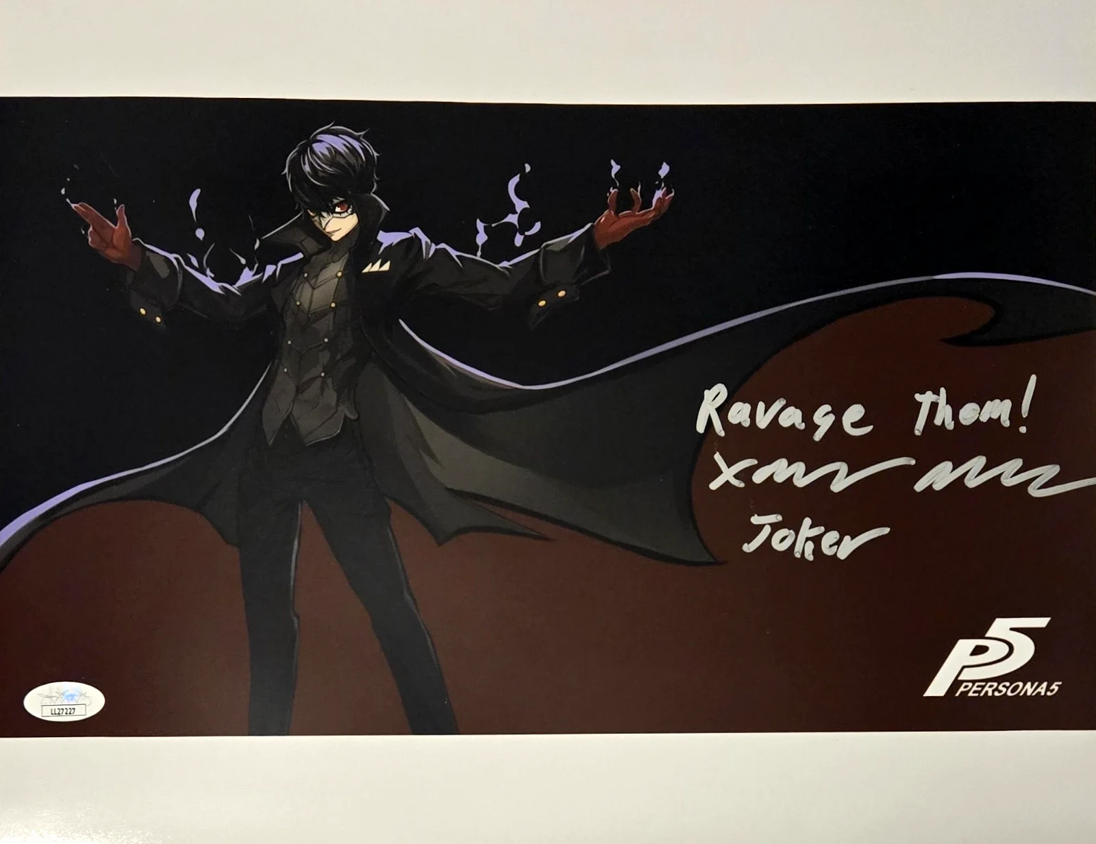 XANDER MOBUS — Xander Mobus Signed Photo Persona Joker Ren Video Game Autograph JSA COA 227