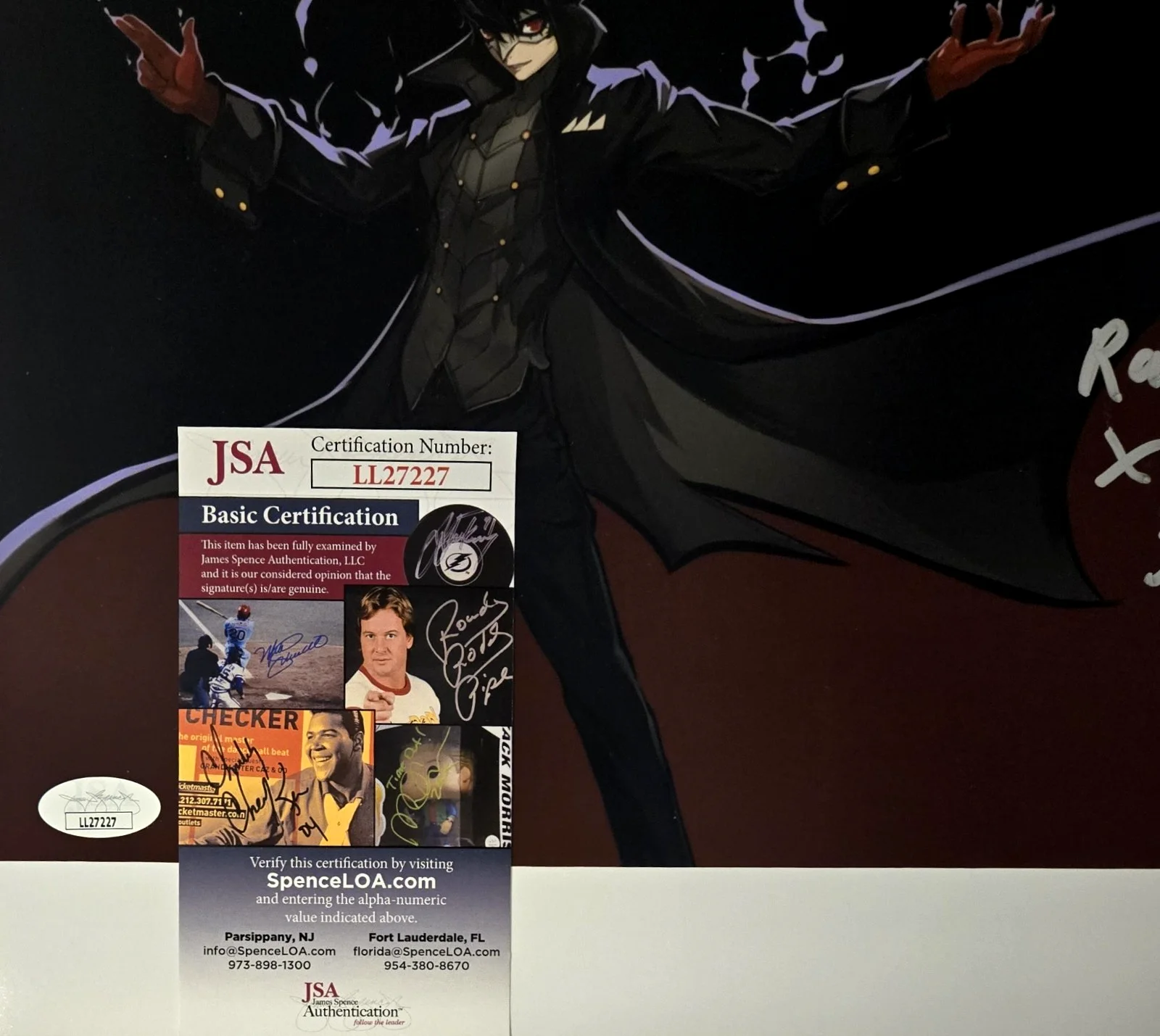 XANDER MOBUS — Xander Mobus Signed Photo Persona Joker Ren Video Game Autograph JSA COA 227, image 2