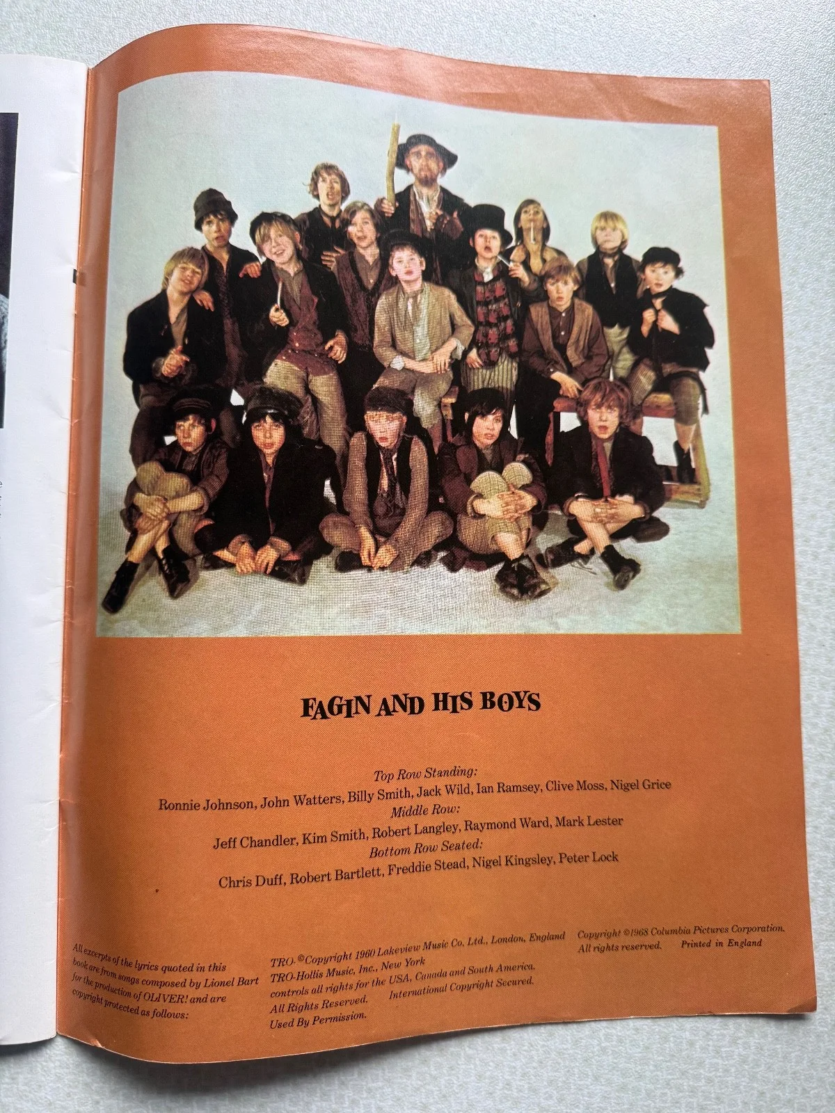 1968 - Oliver - Movie Souvenir Program, image 5