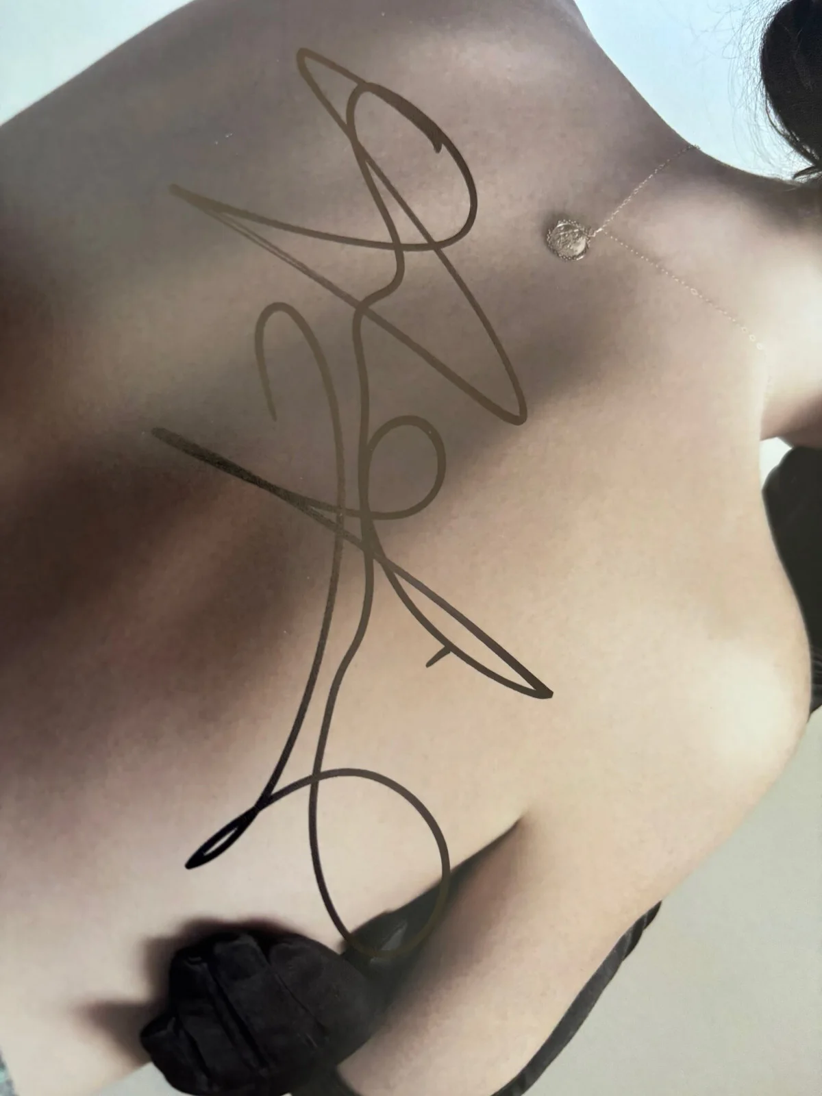 ANNA FRIEL, sexy British starlet. Original autograph, image 2