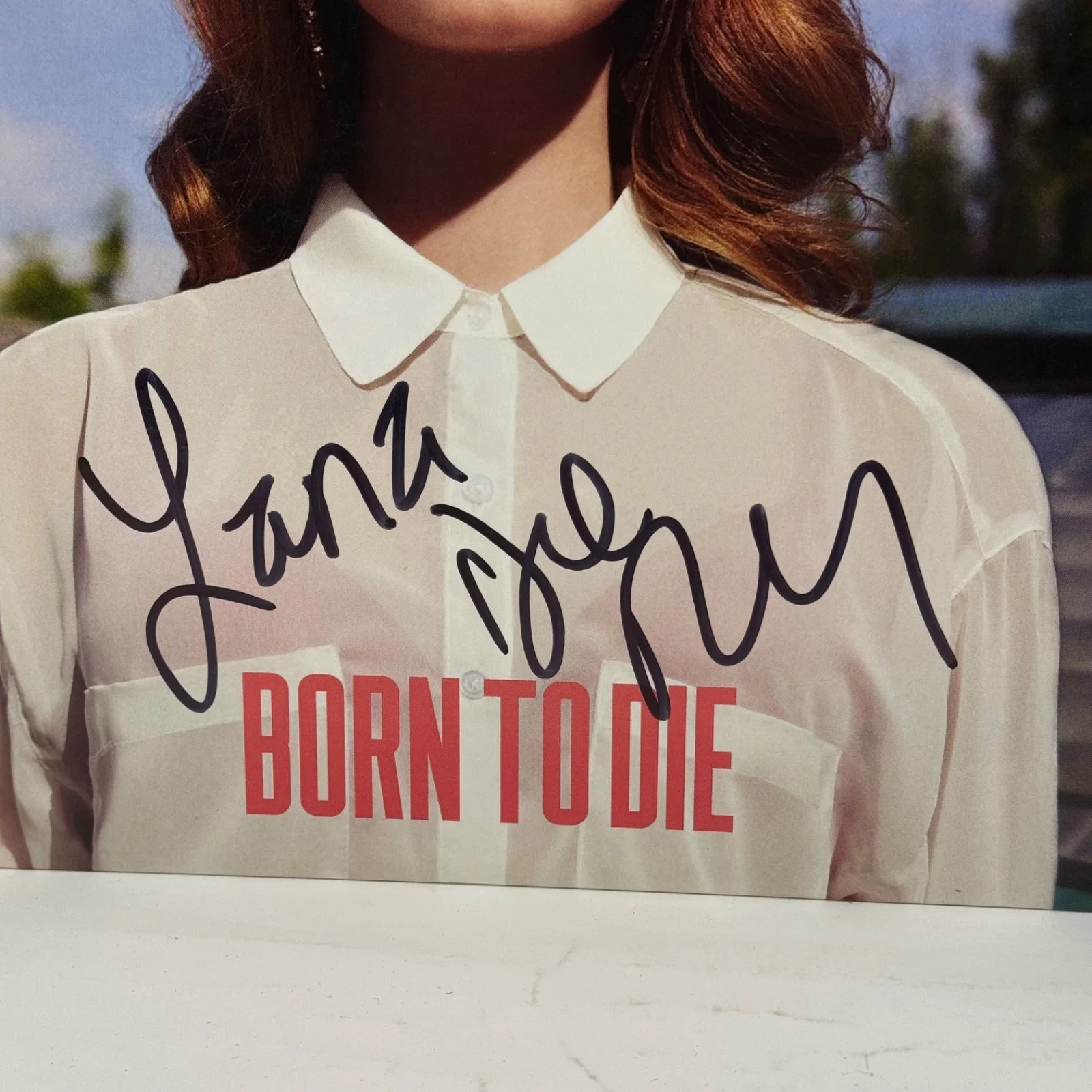 Lana Del Rey — Lana Del Rey "Born To Die" Signed Autograph Vinyl Record Album LP Beckett COA, изображение 2