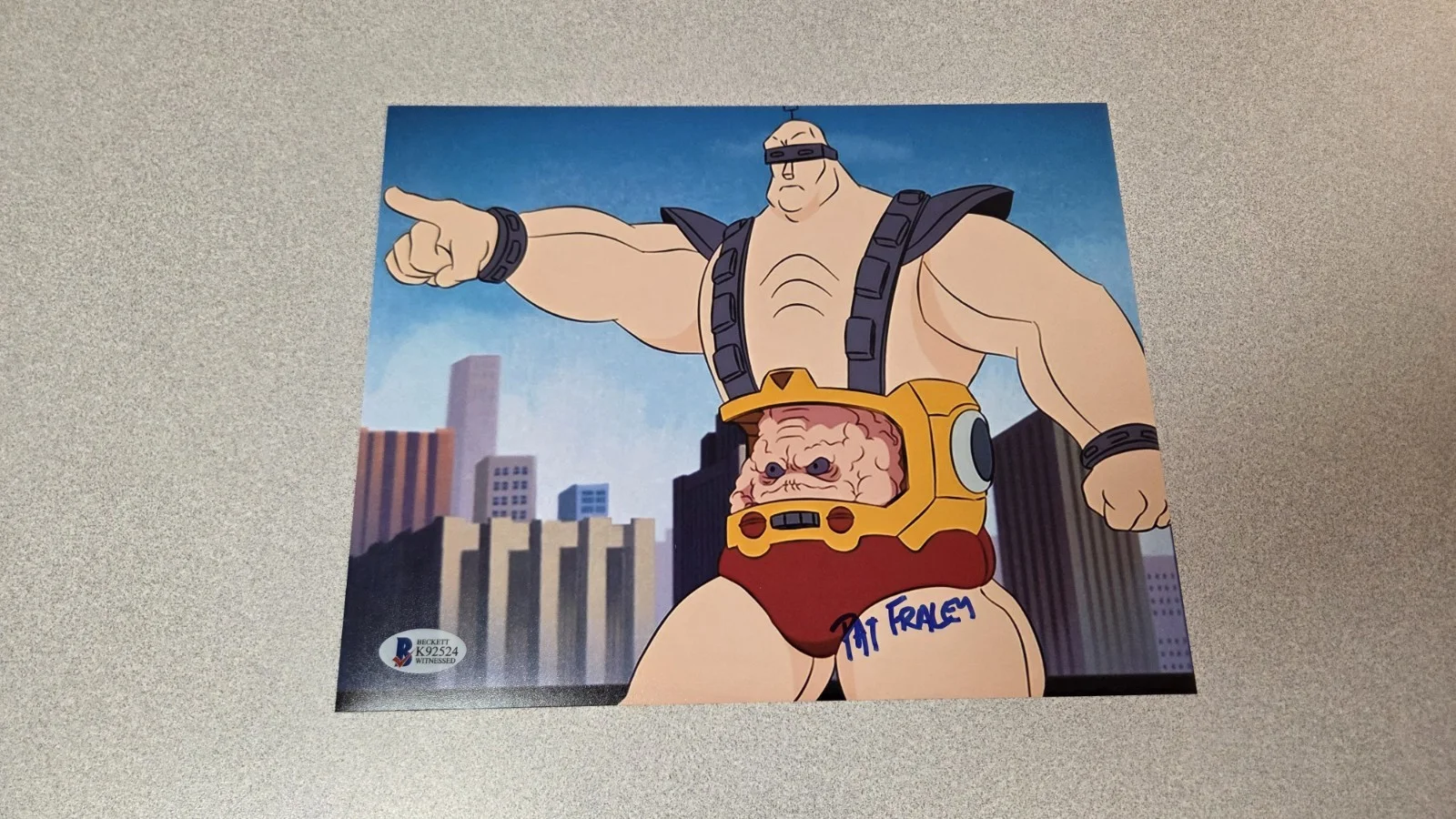 Pat Fraley — Pat Fraley Signed 8x10 Photo Lot Krang Casey Jones Beckett BAS COA TMNT, image 3