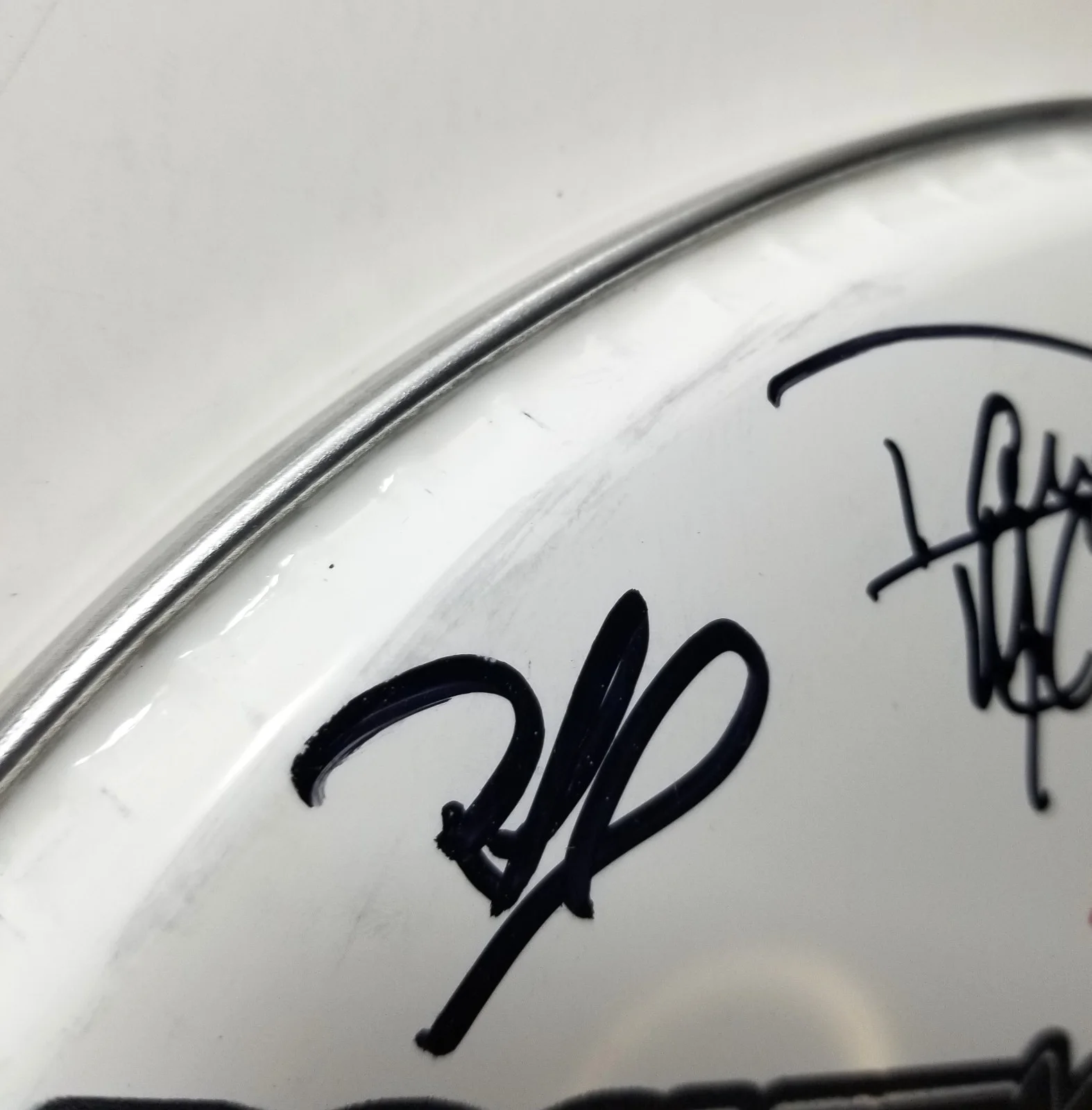 Megadeth Godsmack Machine Head SIGNED Rockstar Mayhem Festival Drumhead JSA LOA, изображение 4
