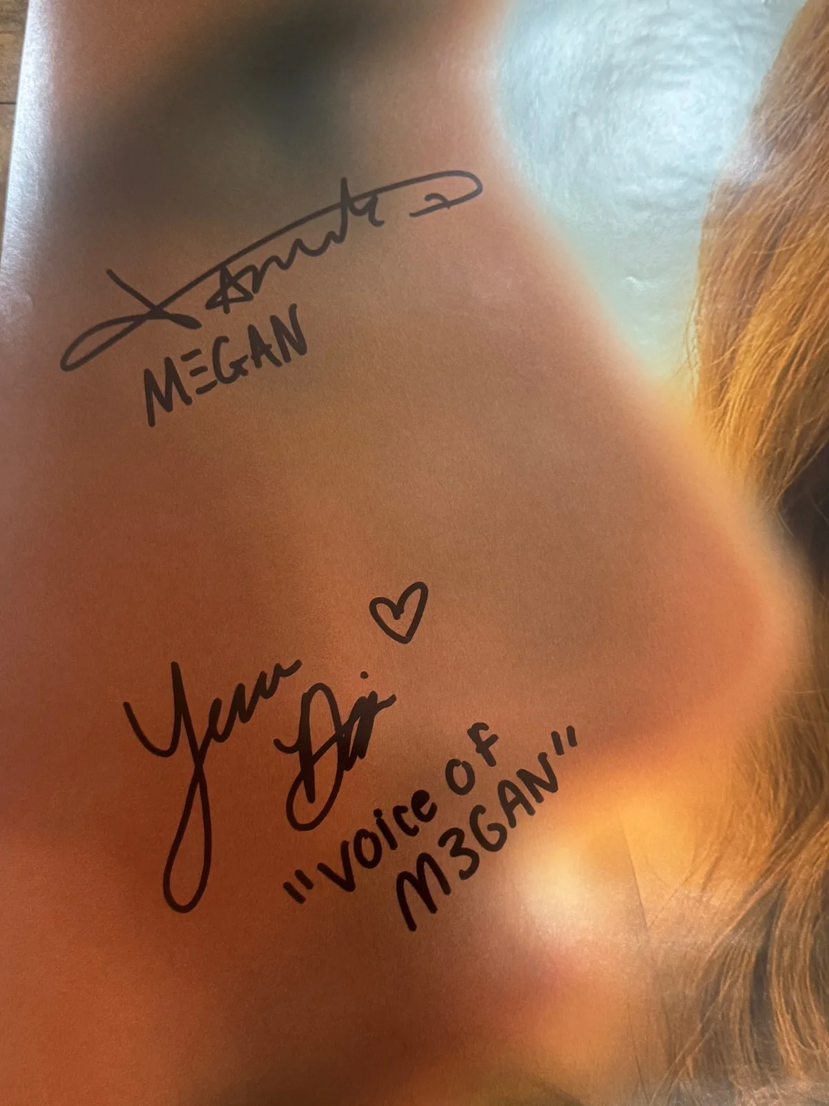 Violet Mcgraw — Megan JENNA DAVIS/VIOLET McGRAW/AMIE DONALD Signed Original DS Poster JSA 27x40, image 2